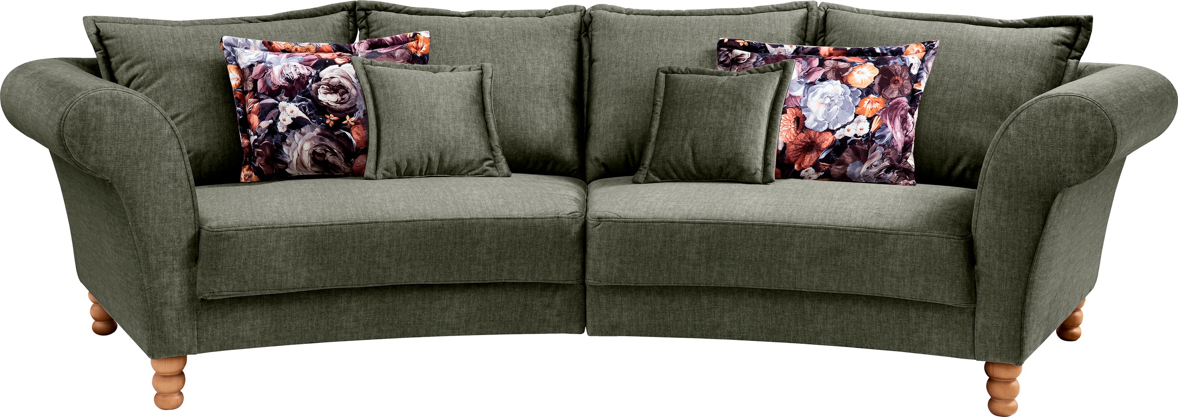 Home affaire Big-Sofa »Tassilo geschwungene Formensprache, bequem, Mega Sof günstig online kaufen