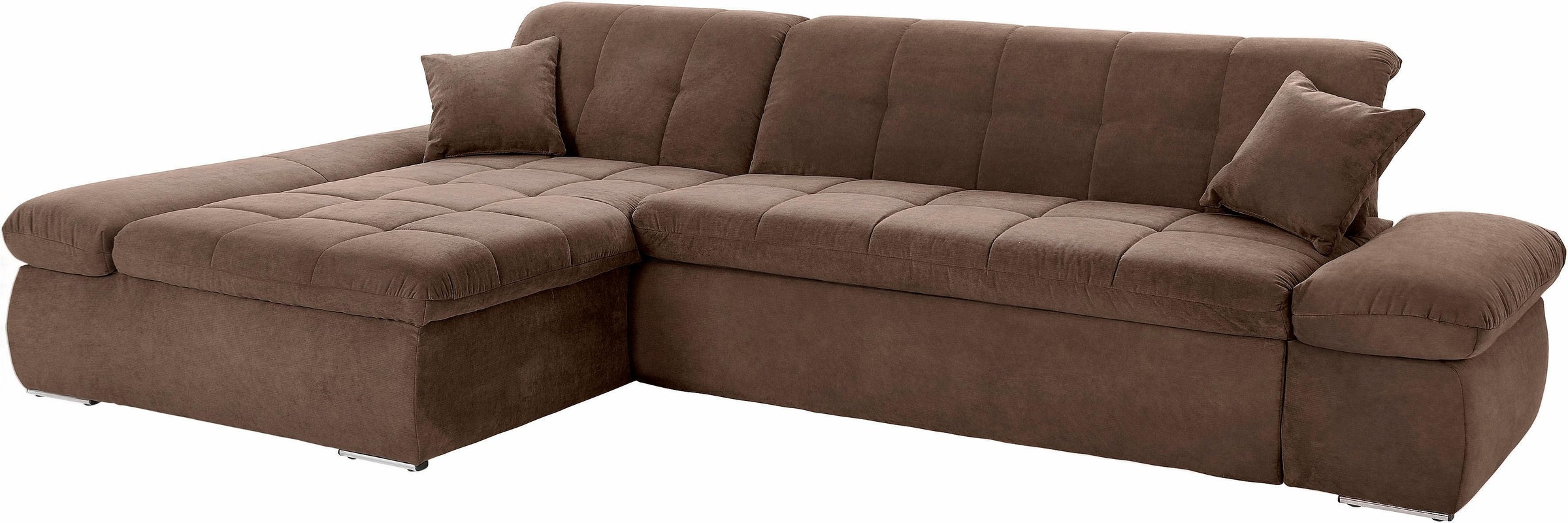 DOMO collection Ecksofa »NMoric XXL, B/T/H: 300/172/80cm, L-Form« wahlweise günstig online kaufen