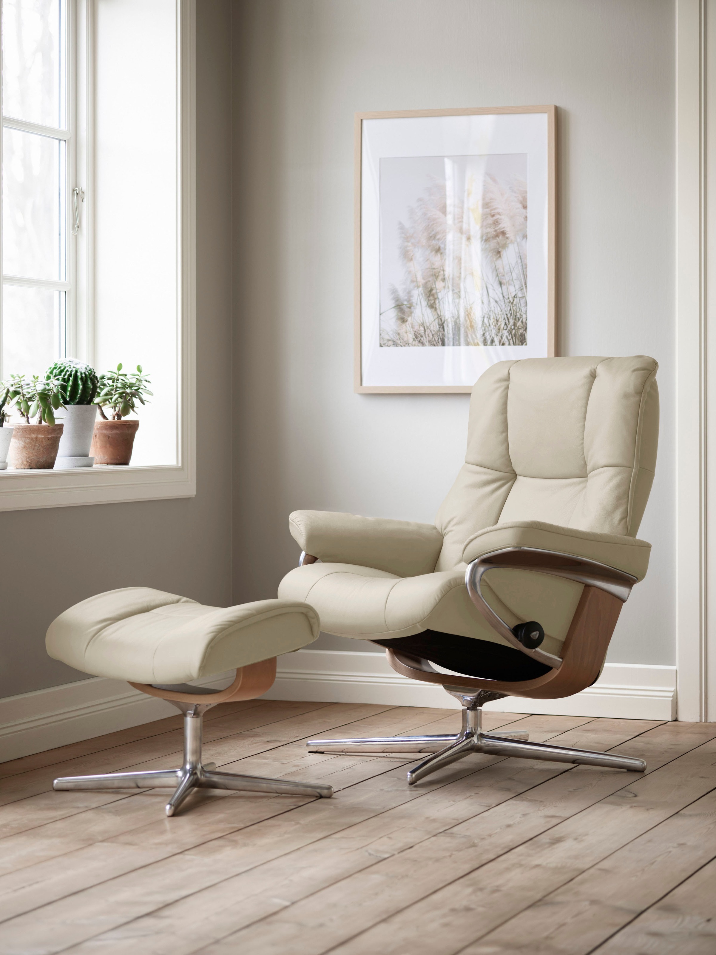 Stressless Relaxsessel "Mayfair", mit Cross Base, Größe S, M & L, Holzakzen günstig online kaufen