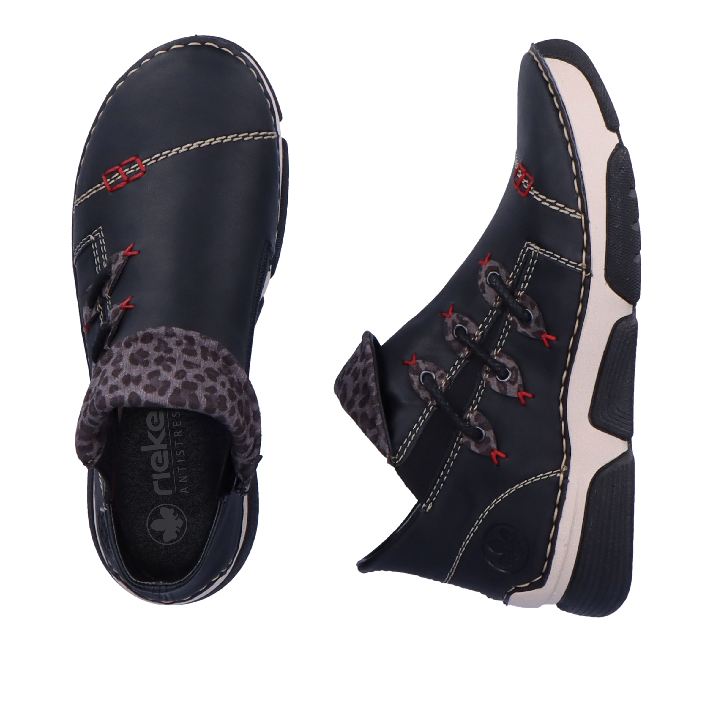 Rieker Sneakerboots  Schlupfboots, Stiefelette, High Top Sneaker mit Innenreißverschluss