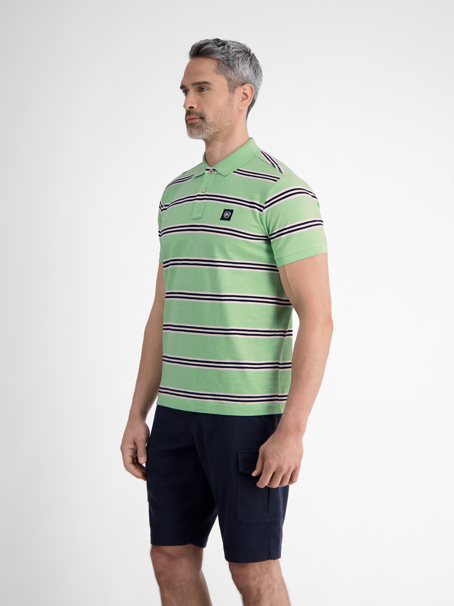 LERROS Poloshirt »Herren Poloshirt in Rugby-Optik«