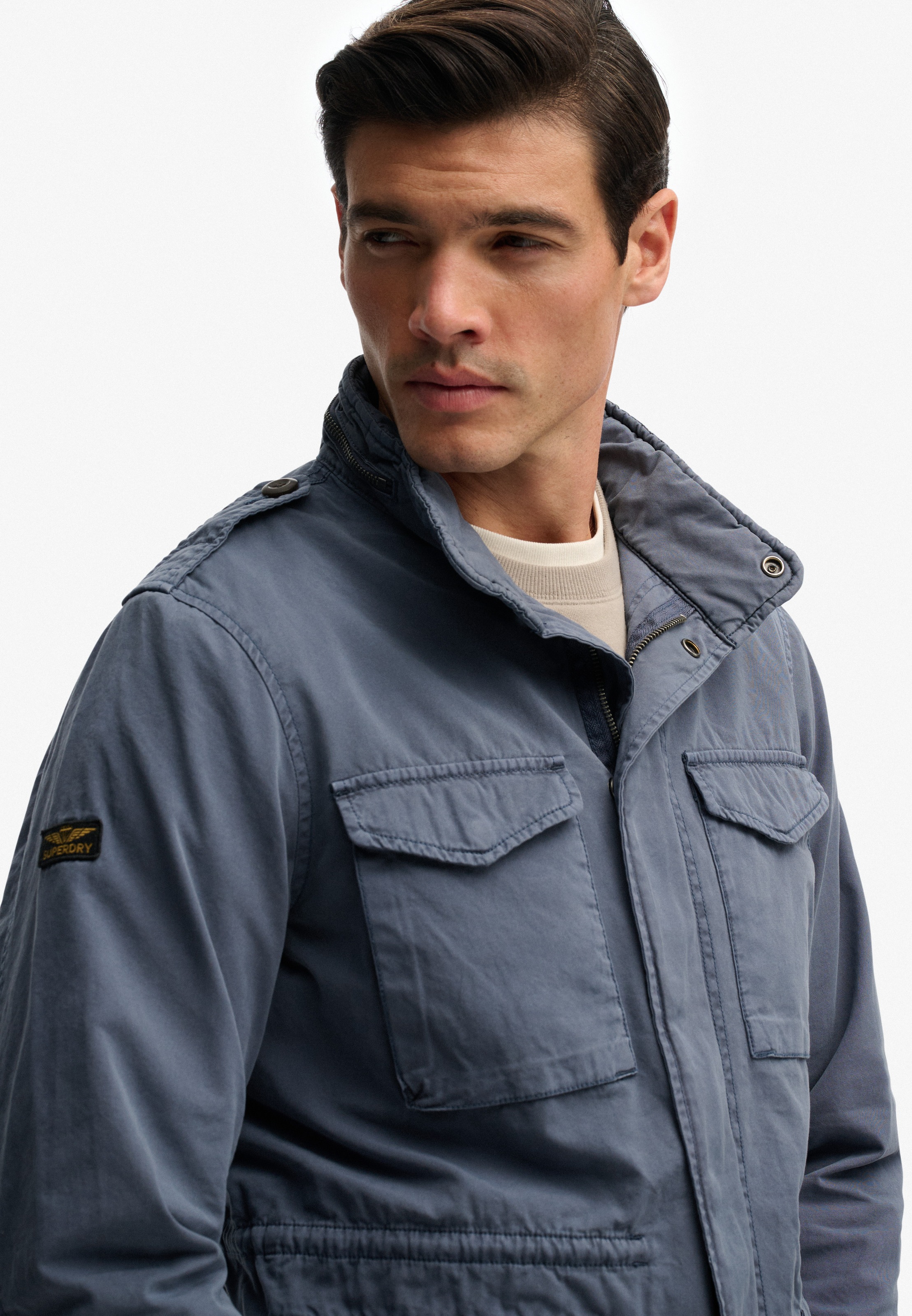 Superdry Parka »COTTON M65 JACKET« ohne Kapuze