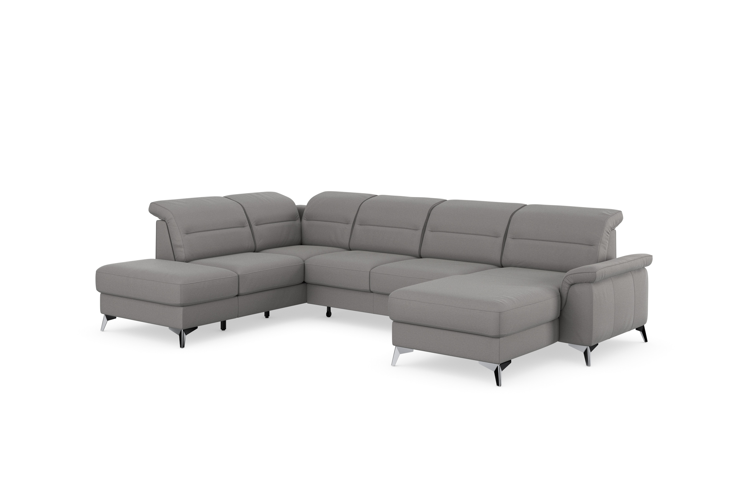 sit&more Wohnlandschaft »Sinatra U-Form«, optional mit Kopfteilverstellung und Armteilfunktion etc.