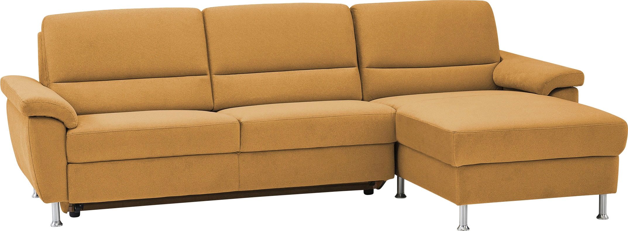 CALIZZA INTERIORS Ecksofa »Onyx L-Form«, Recamiere links oder rechts, wahlweise mit Bettfunktion, Breite 270 cm