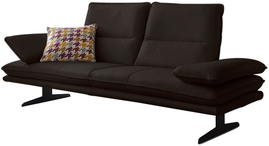 W.SCHILLIG 2,5-Sitzer »broadway, Designsofa mit tollem Sitzkomfort«, Sitztiefenverstellung, Kopfteil- & Seitenteilverstellung, Breite 216cm