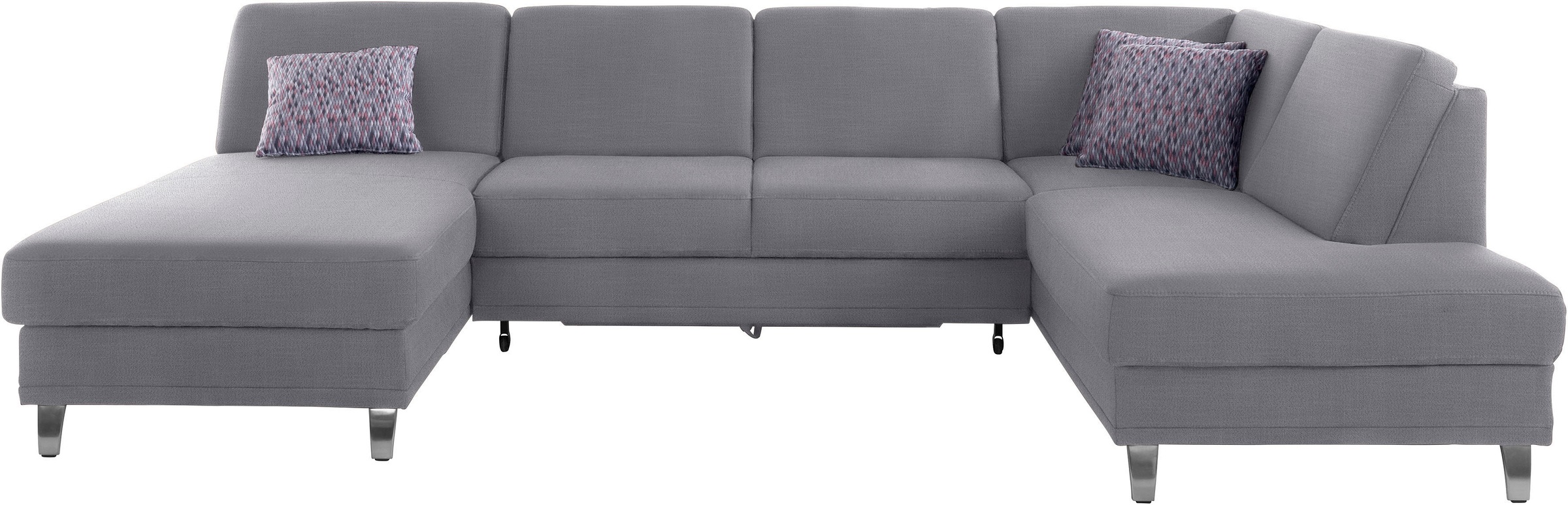 sit&more Wohnlandschaft »Clio U-Form«, wahlweise mit Bettfunktion und Bettkasten, inklusive Federkern