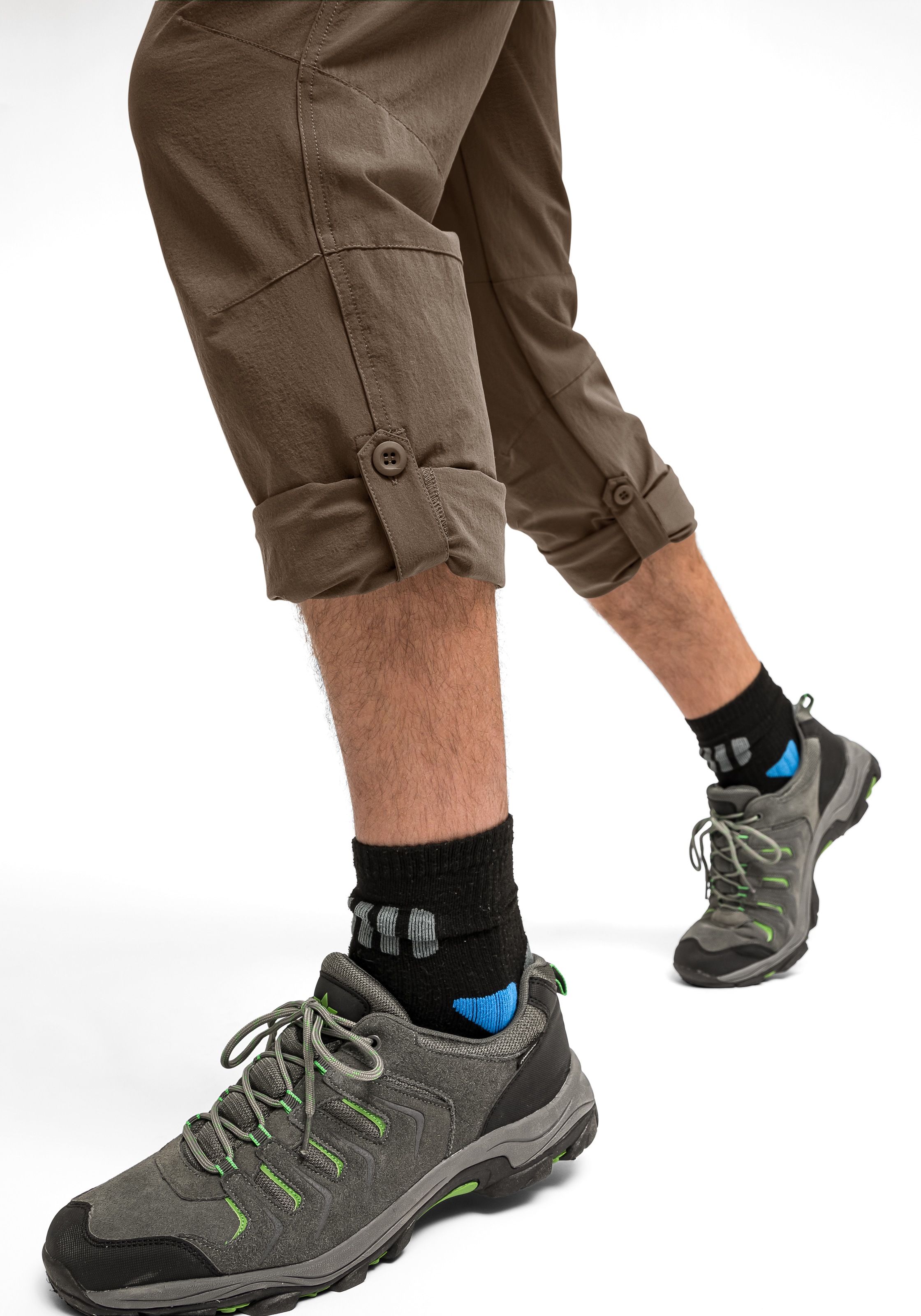 Maier Sports Funktionshose »Nil«, Herren Wanderhose, atmungsaktive Outdoor-Hose mit Roll up Funktion