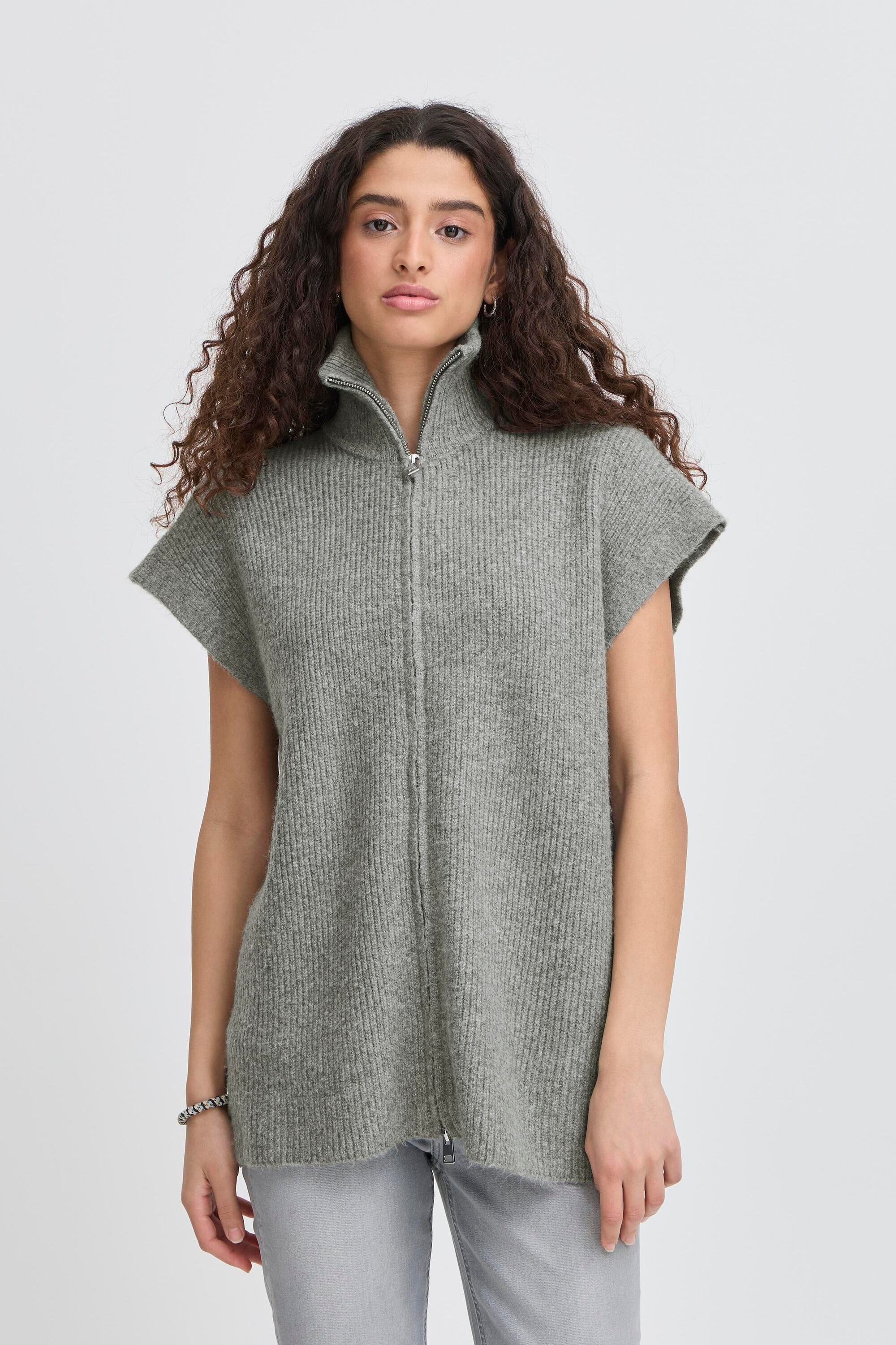 Ichi Strickjacke »Ärmellose IHDUCIE«