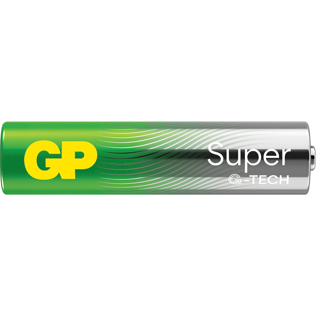 GP Batteries Batterie »4er Pack Super Alkaline AAA«, LR03, 1,5 V, (Set)