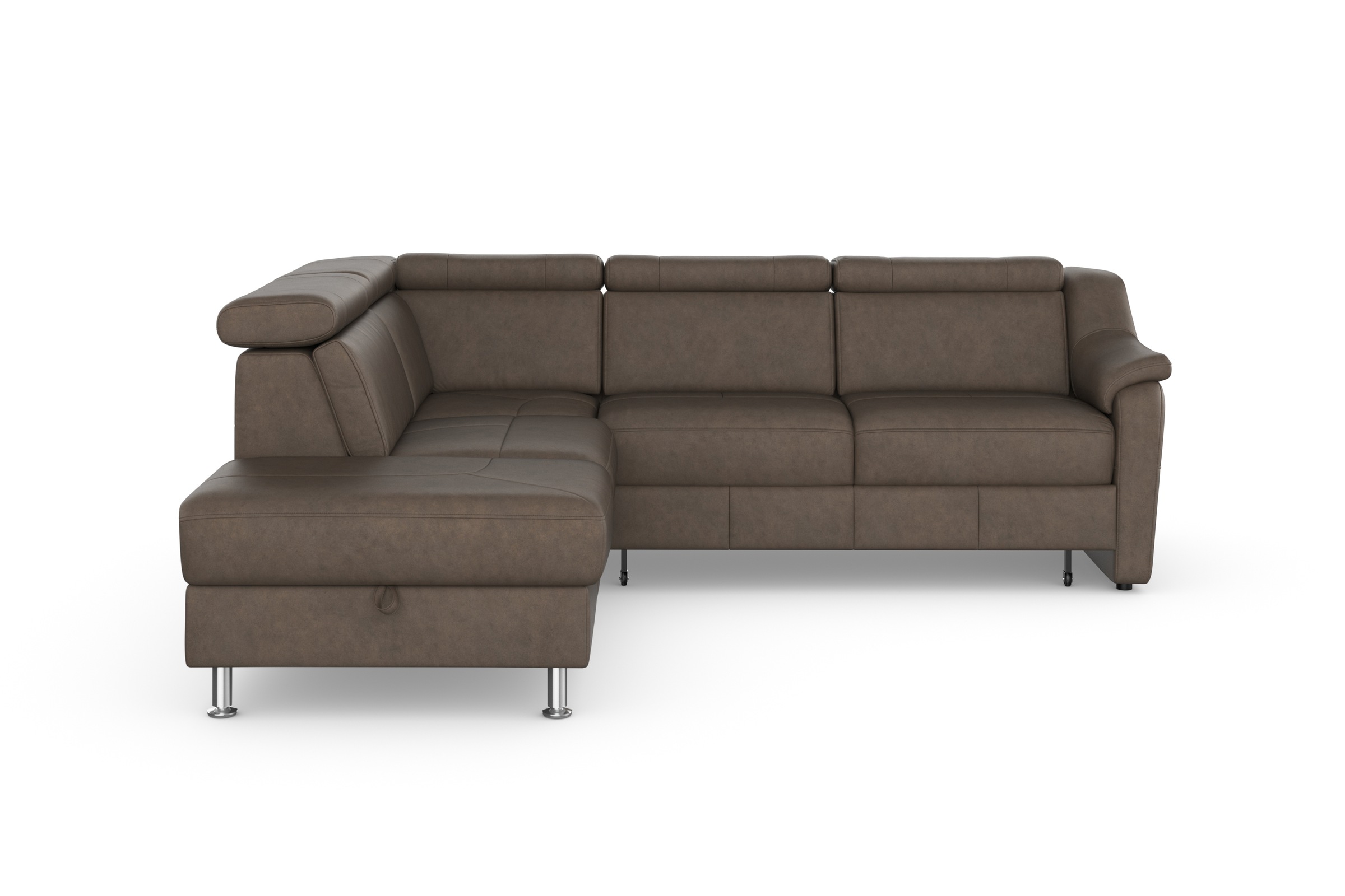 sit&more Ecksofa »Freetown L-Form«, inklusive Kopfteilverstellung und komfortablem Federkern