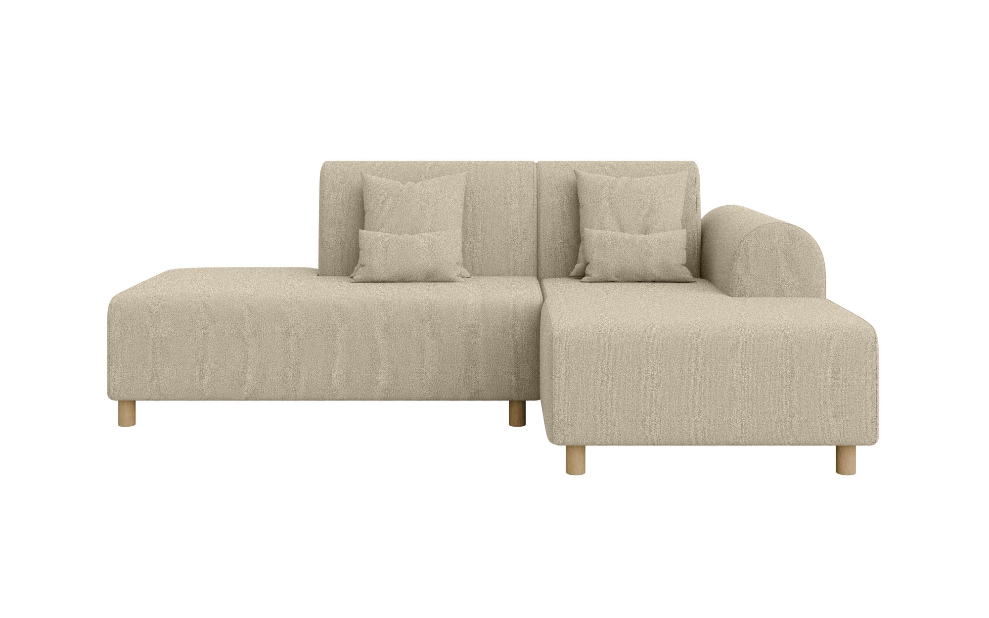 INOSIGN Ecksofa »Suyala«, L-Form mit Hocker