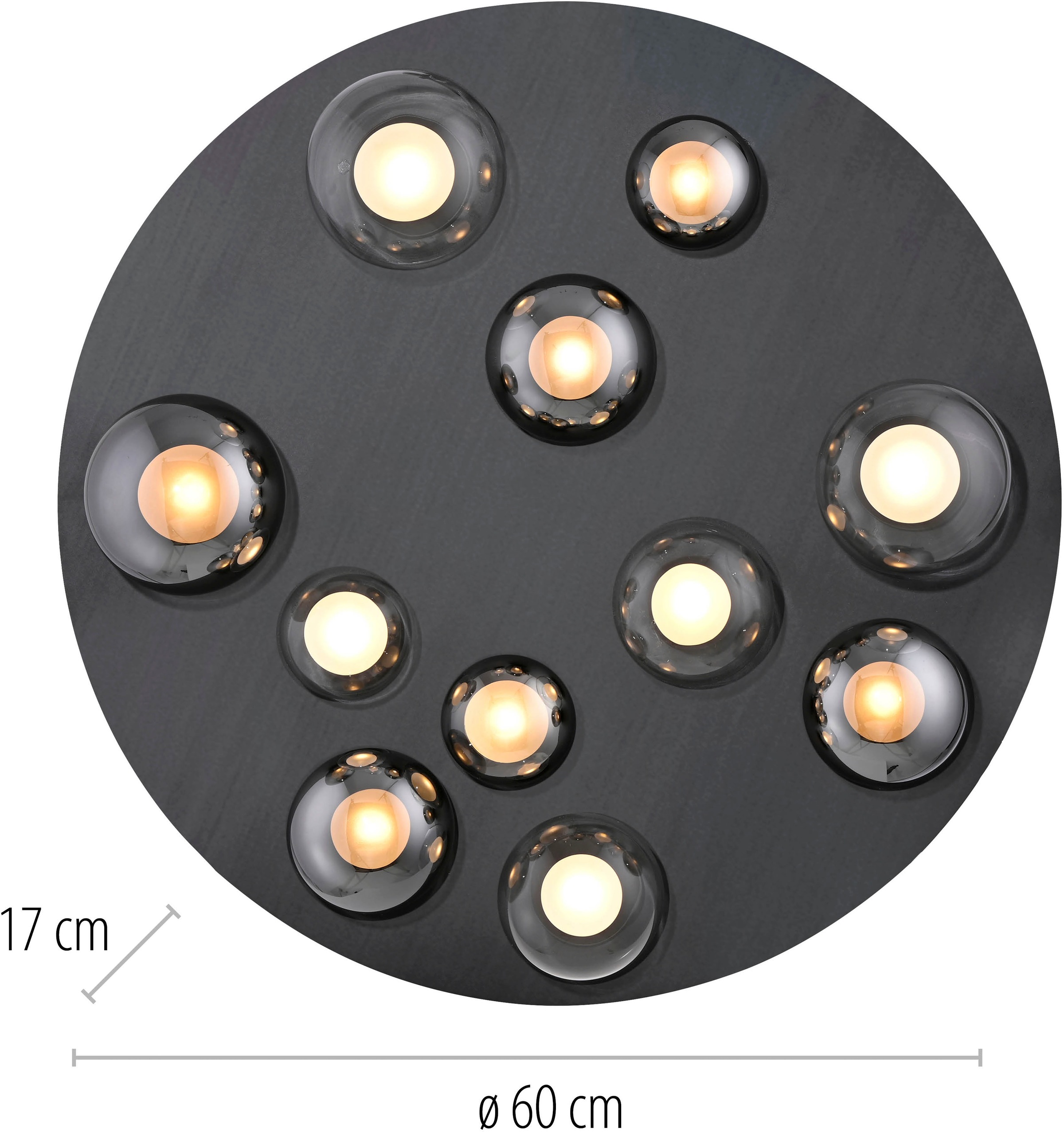 Neuhaus PURE LED Deckenleuchte »PURE Popup« LED-Board 1 Stk. warmweiß - kaltweiß Stufenloses dimmen, CCT, Fernbedienung, Memoryfunktion