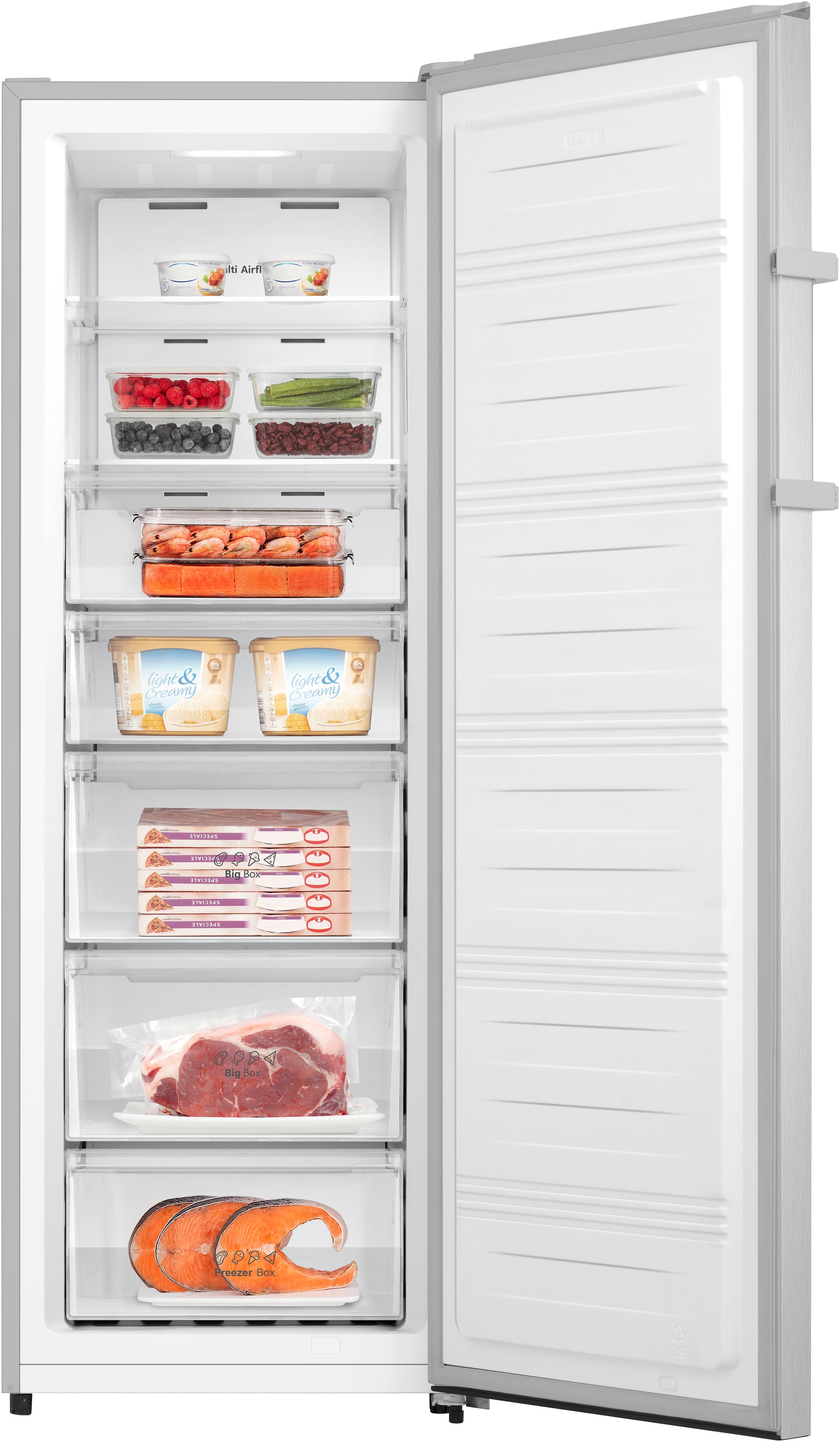 Hanseatic Gefrierschrank »HGS17260CNFI«, 172 cm hoch, 59,5 cm breit, No Frost