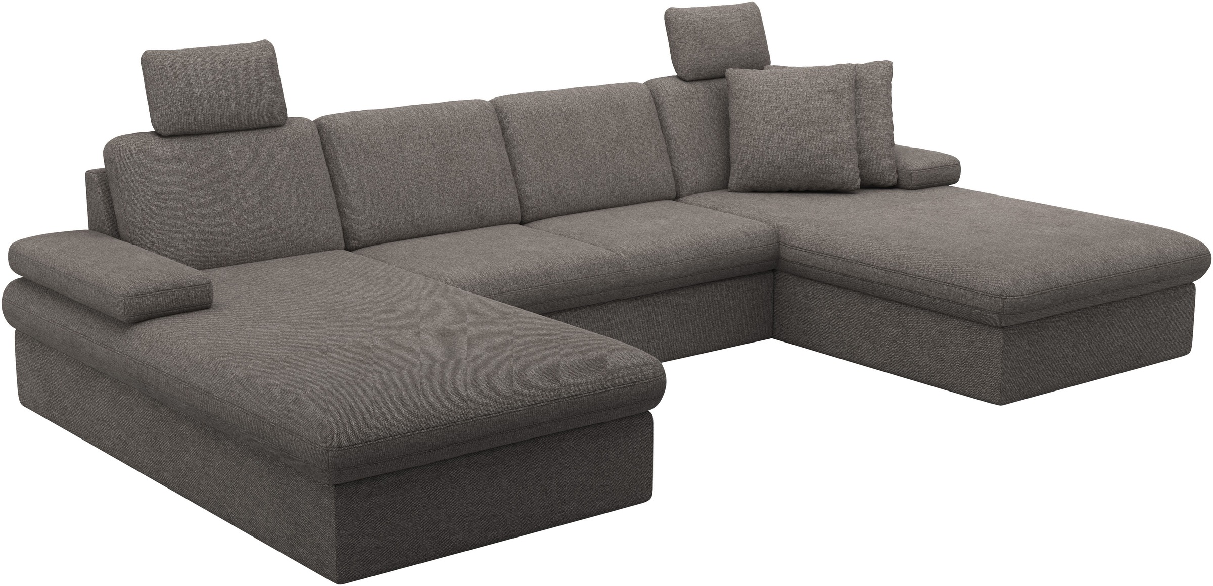 sit&more Wohnlandschaft »Moreno U-Form, B: 309 cm«, mit Armteilverstellung, optional Bettfunktion