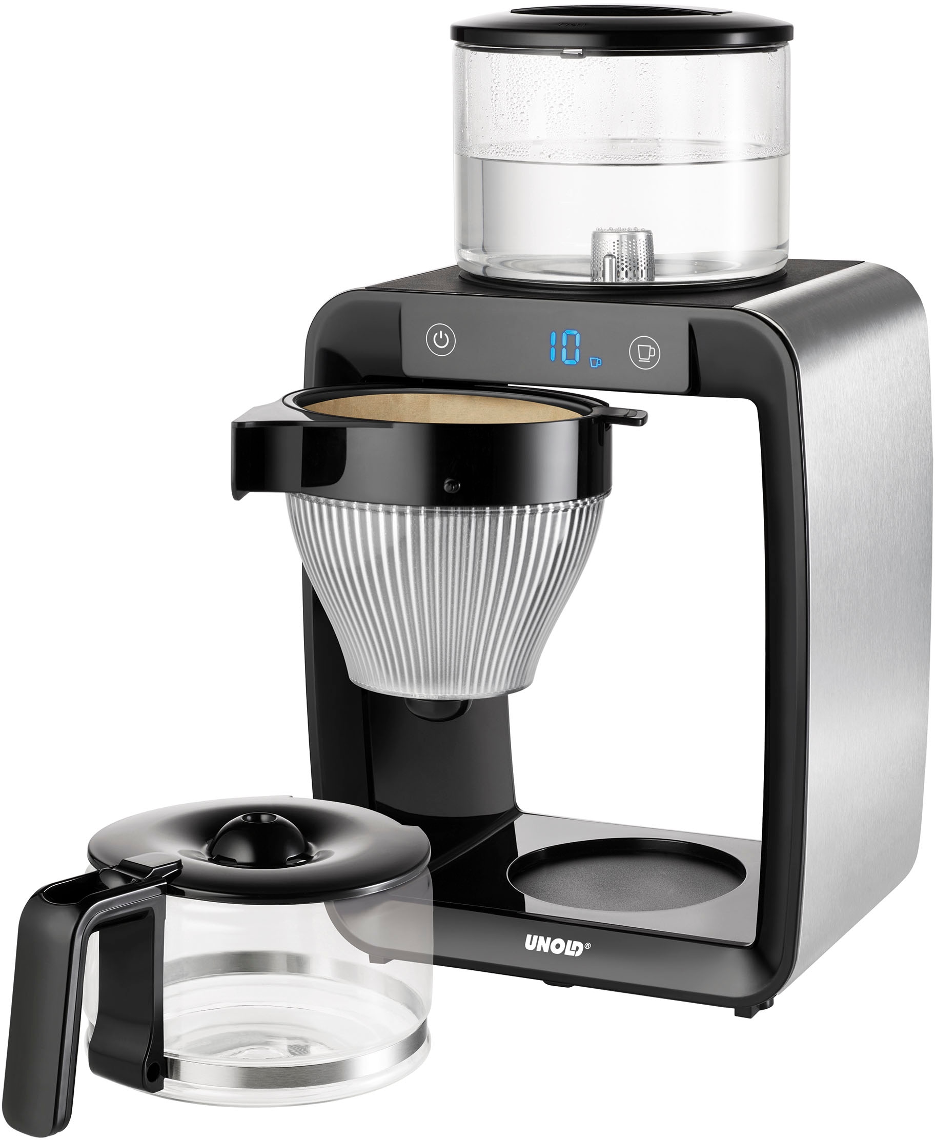 Unold Filterkaffeemaschine »KAFFEEAUTOMAT Aroma 1,25 l 1x4 bei Kaffeekanne, online Papierfilter, 28435«, Star