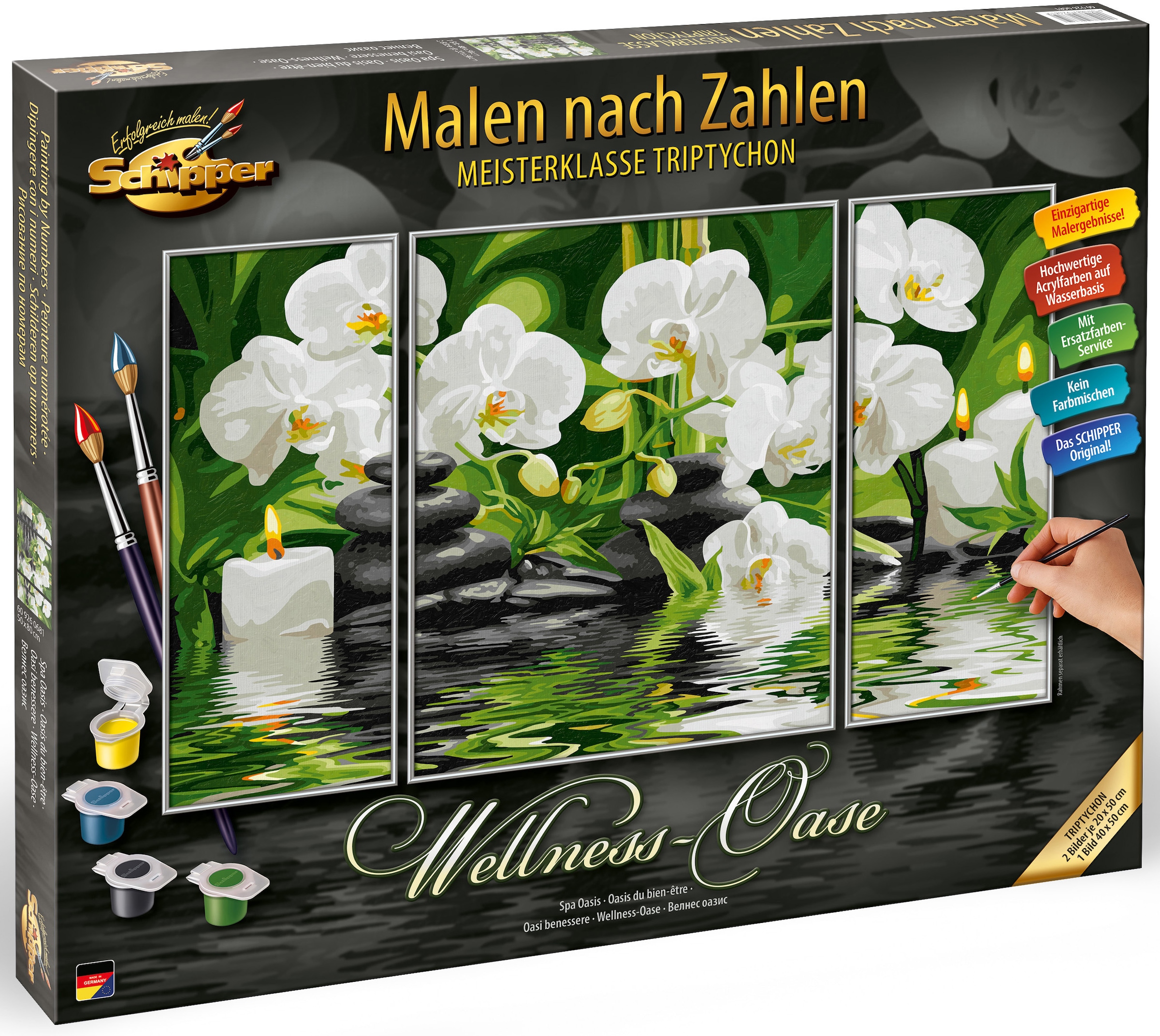Schipper Malen nach Zahlen »Meisterklasse Triptychon - Wellness-Oase«, Made  in Germany online kaufen