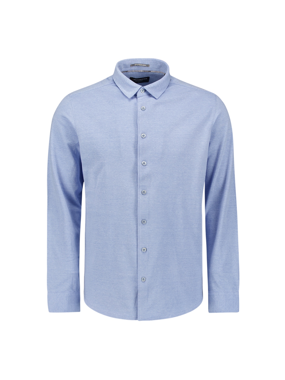 NO EXCESS Langarmhemd »No Excess Piqué-Hemd von Timeless Basics«