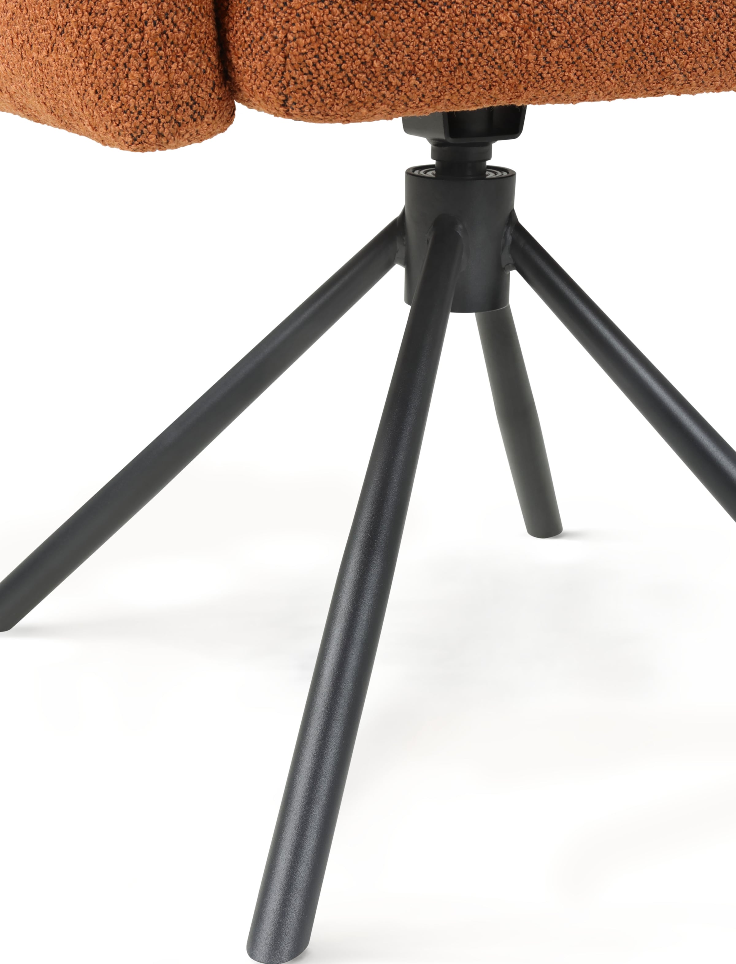 TOM TAILOR HOME Freischwinger »PEBBLE CHAIR«, (Set), 2 St., Webstoff Bouclé, Esszimmerstuhl, Freischwinger, 140 kg belastbar, Rundrohrgestell