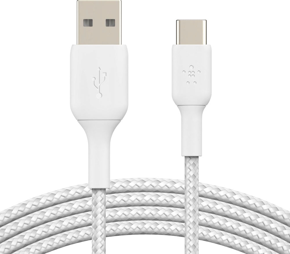 Belkin USB-Kabel »USB-C/USB-A Kabel ummantelt, 1m«, USB Typ A-USB-C, 100 cm