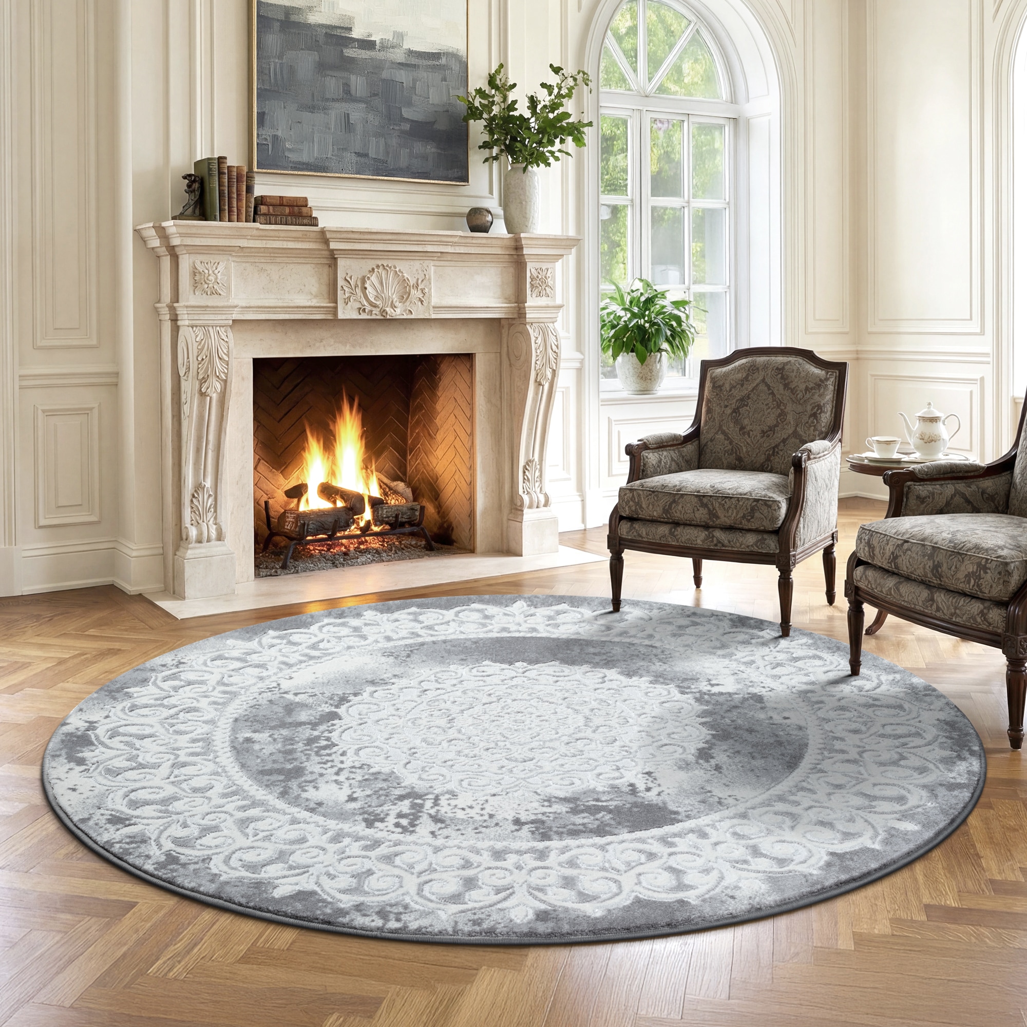 Sanat Teppich »Harmony 3205« rund 12 mm Höhe Wohnzimmer, Orient Optik, Kurzflor, Schlafzimmer, auch als Läufer