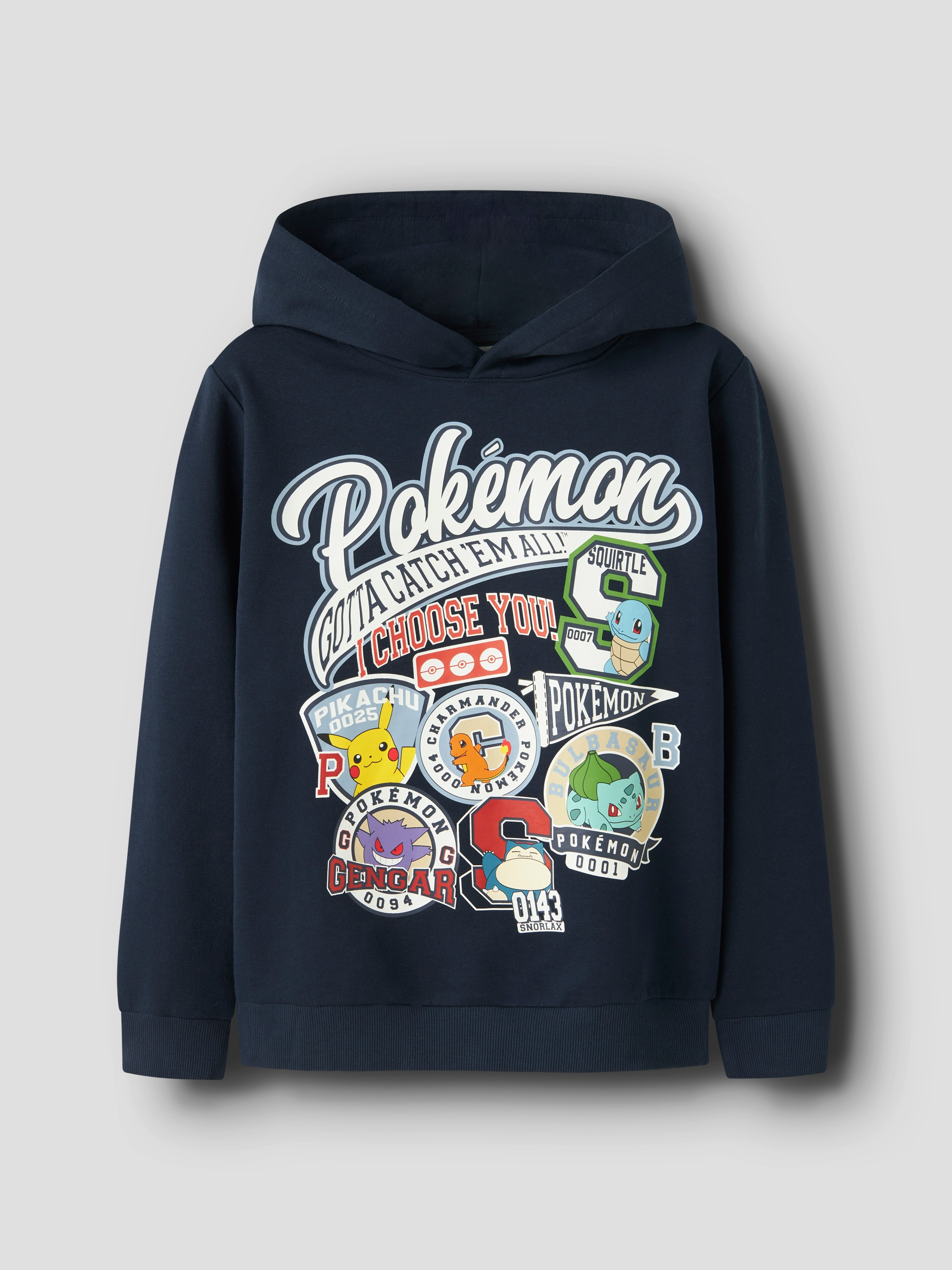 Name It Kapuzensweatshirt »NKMJIM POKEMON NREG SWE WH BRU NOOS SKY«, Baumwollmischung, regular fit, Pokemon Druck
