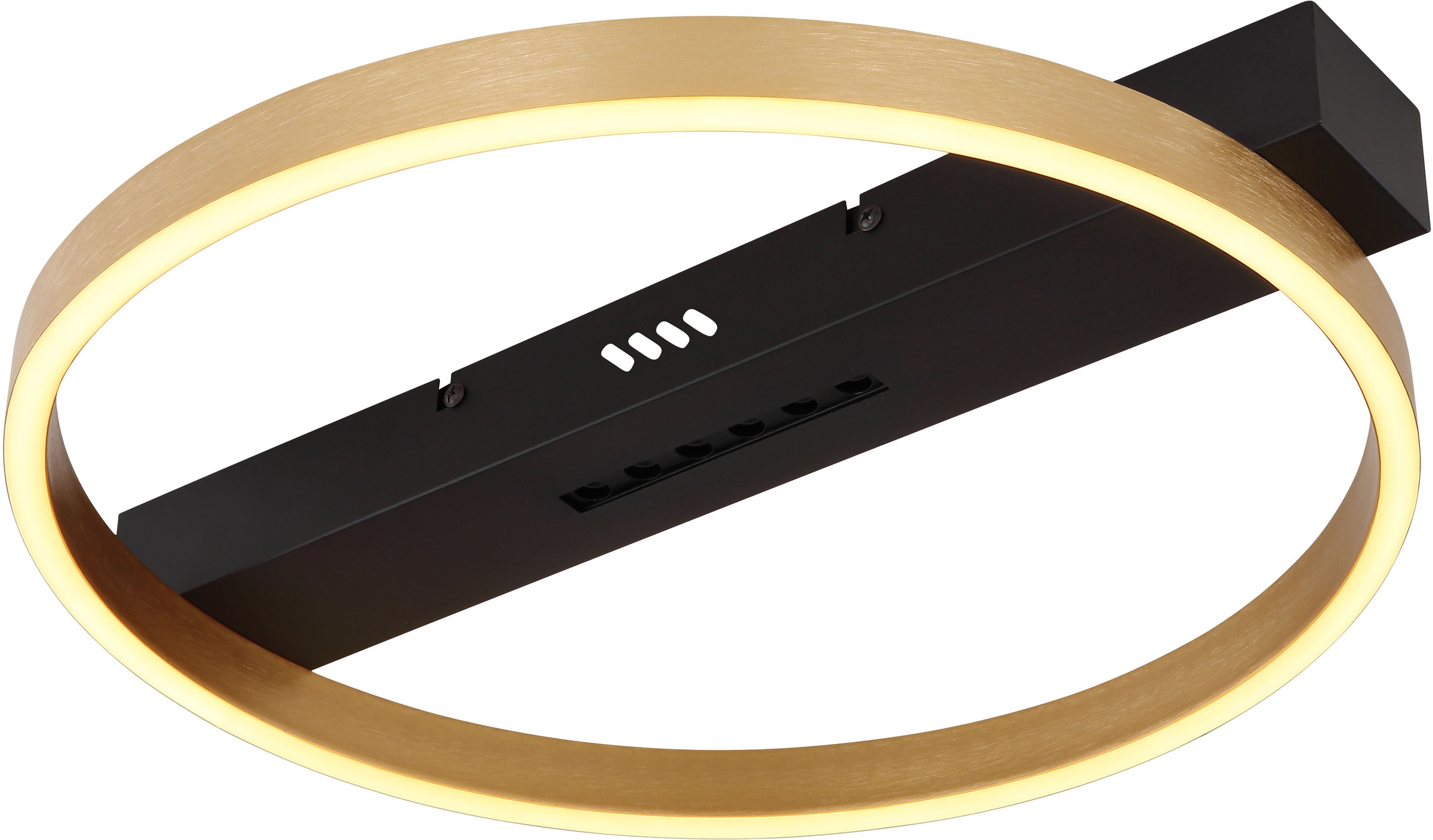 GLOBO LIGHTING LED Deckenleuchte »LUFFY« LED-Modul 1 Stk. Warmweiß Deckenlampe/rund/Wohnzimmer/Schlafzimmer/modern