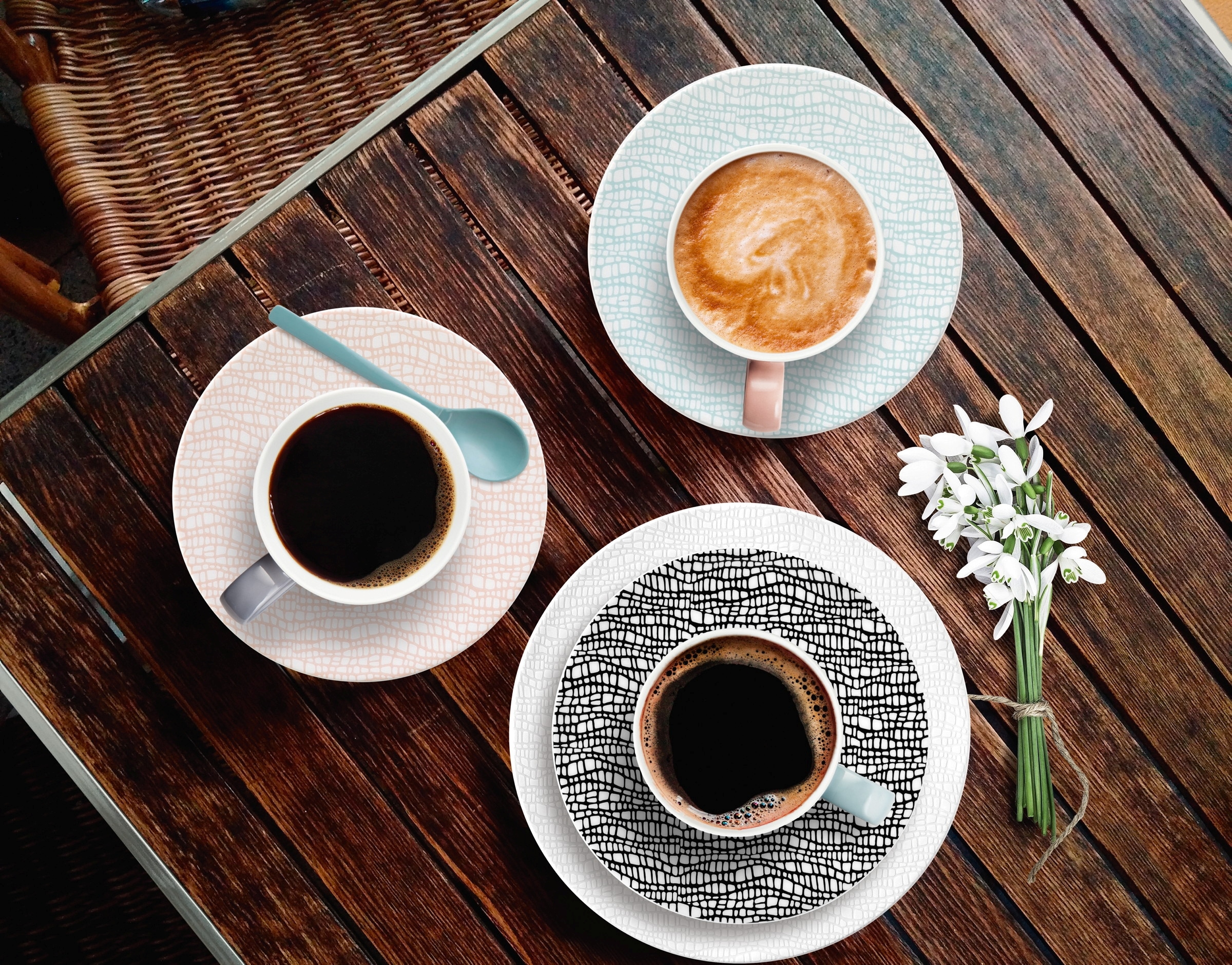 Seltmann Weiden Untertasse »Life Fashion« Kombi-Untertasse 16,5 cm