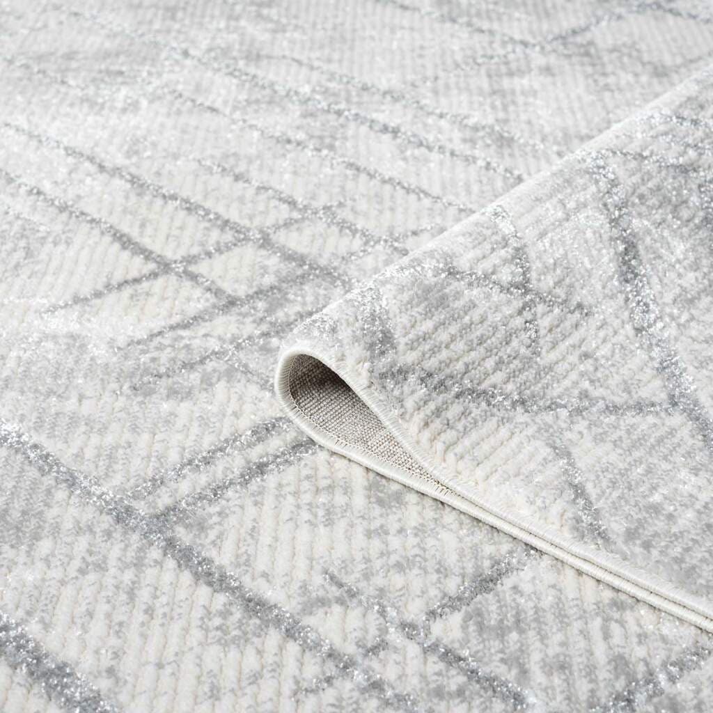 Carpet City Teppich »ANTIK245«, rund, 10 mm Höhe, Kurzflor, 3D-Optik, Klassisch-Modern für Wohnzimmer, Schlafzimmer