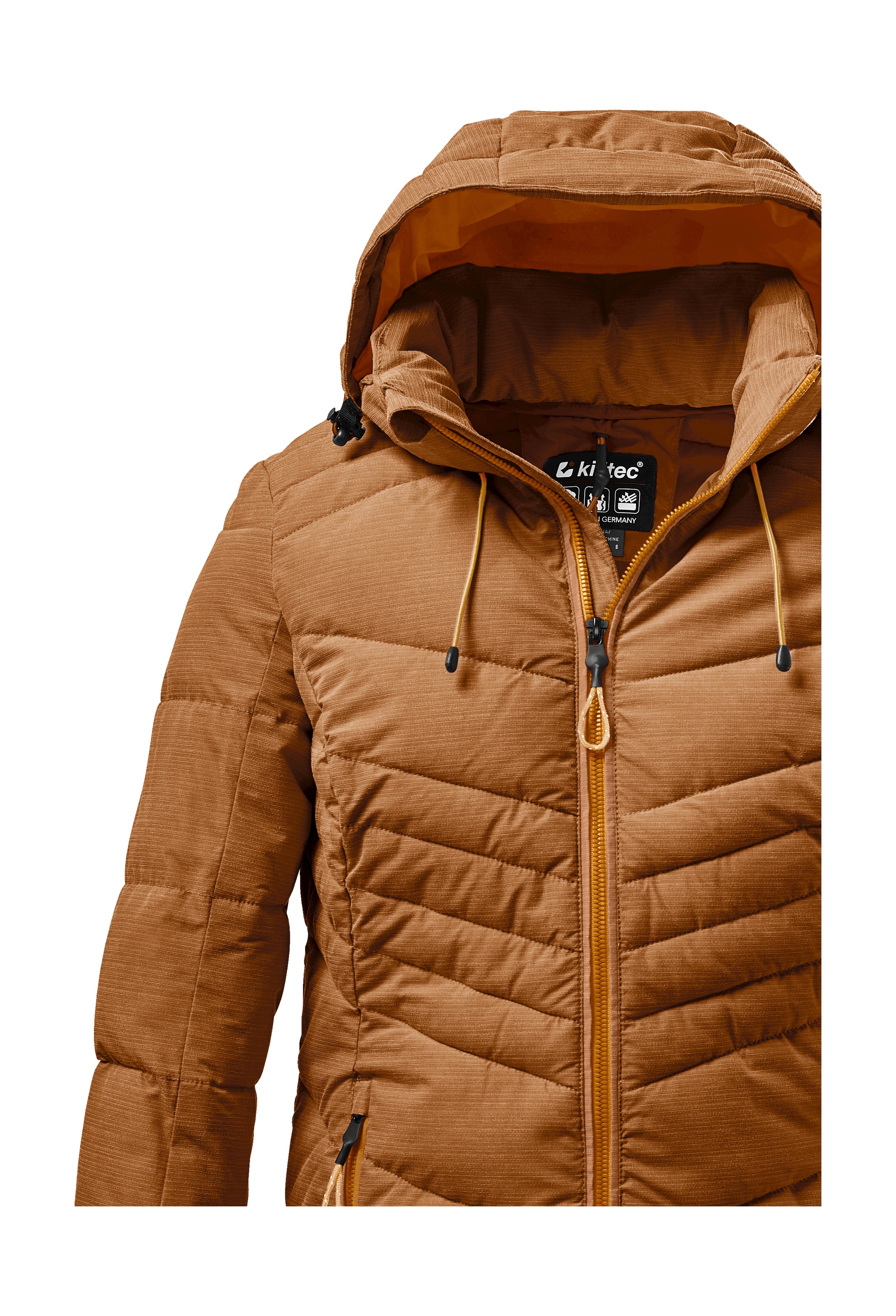 Killtec Steppjacke »KOW 149 WMN QLTD JCKT«, Wasser- und windabweisend, atmungsaktiv, abnehmbare Kapuze