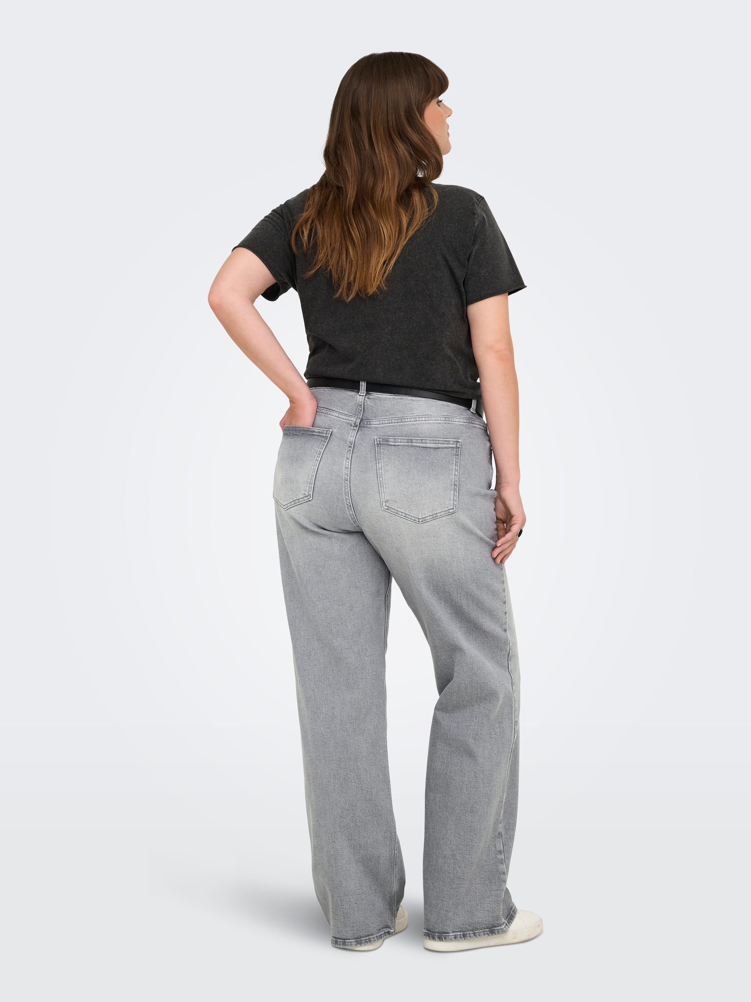 ONLY CARMAKOMA Weite Jeans »CARJUICY HW WIDE LEG REA707 DNM« Baumwollmischung, High Waist