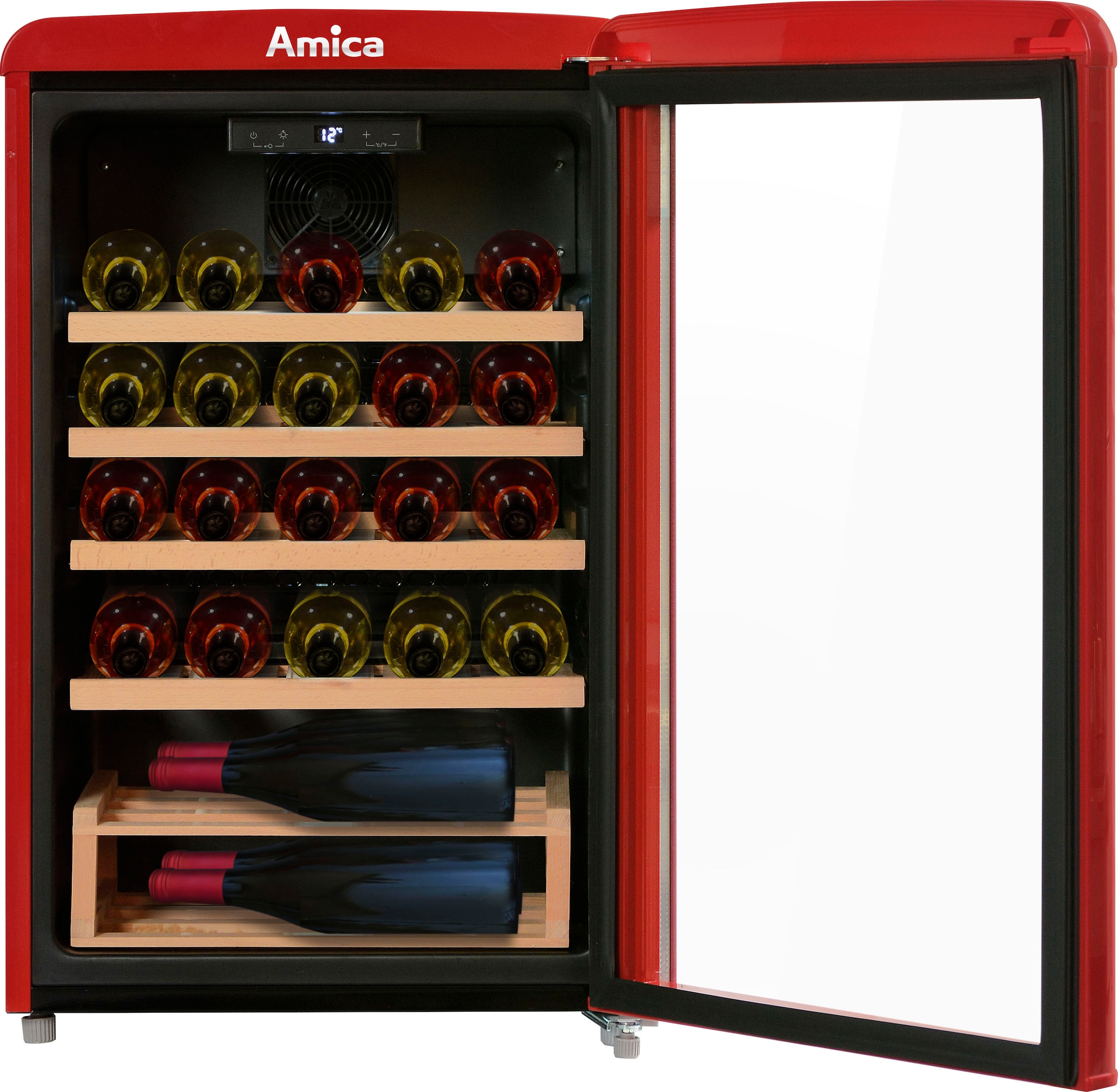 Amica Weinkühlschrank »WKR 341 920 R«, für 30 Standardflaschen á 075l