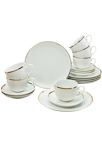 Kaffeeservice »Geschirr-Set Godi«, (Set, 18 tlg., Kaffeegeschirr für 6 Personen)