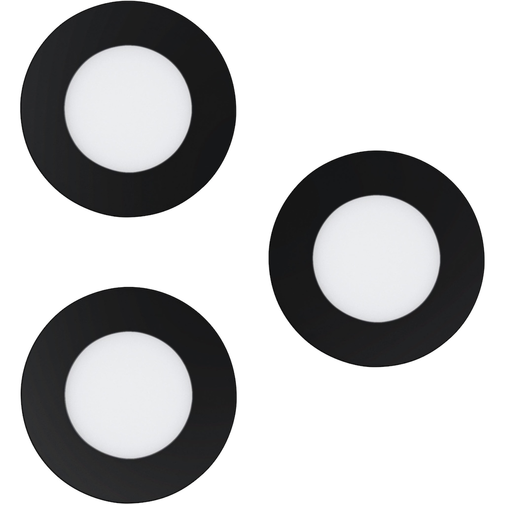 EGLO LED-Deckenleuchte »FUEVA-Z«, 3er-Set, dimmbar, für App steuerbar