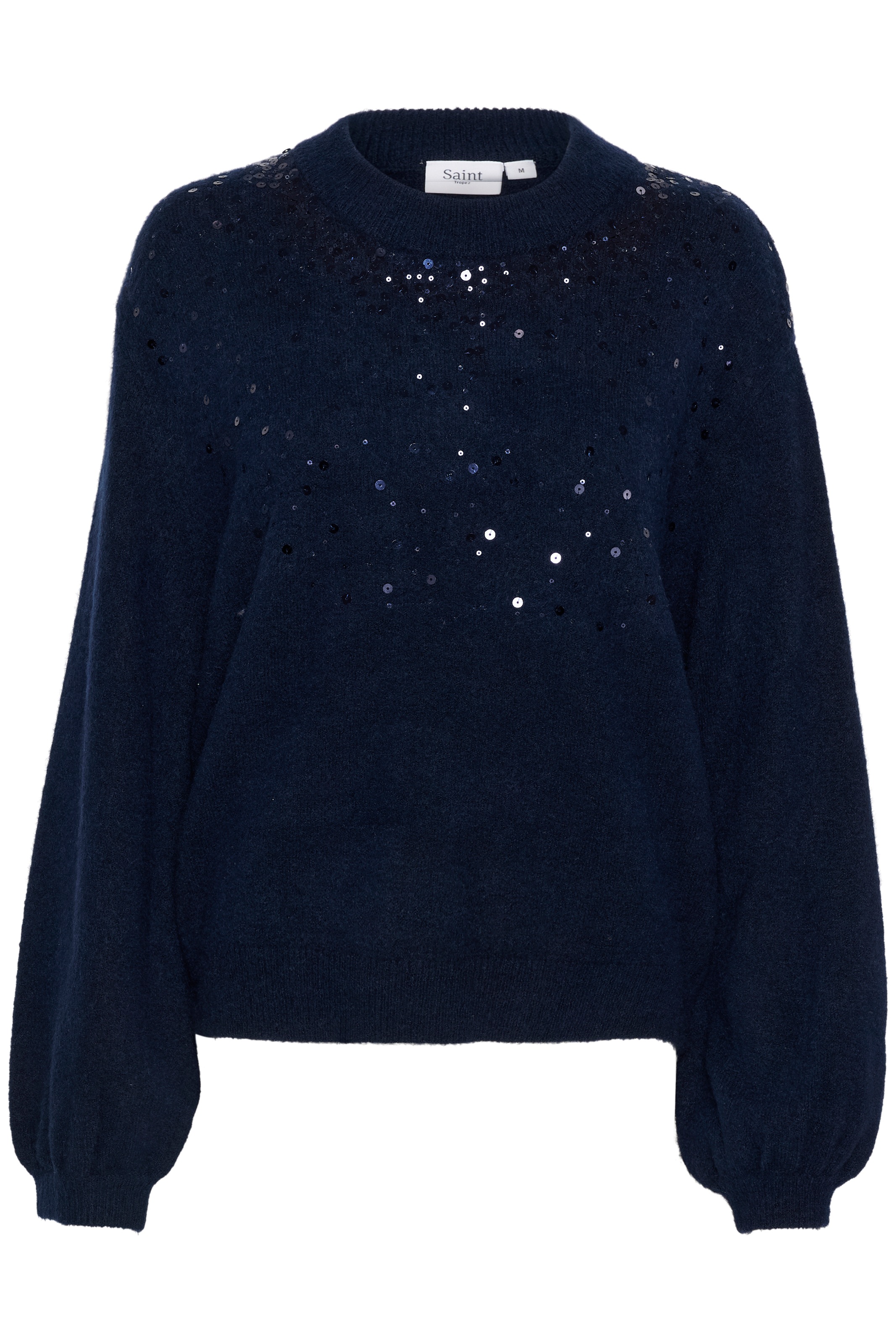 Saint Tropez Strickpullover »BarbelSZ Pullover«, mit Pailletten