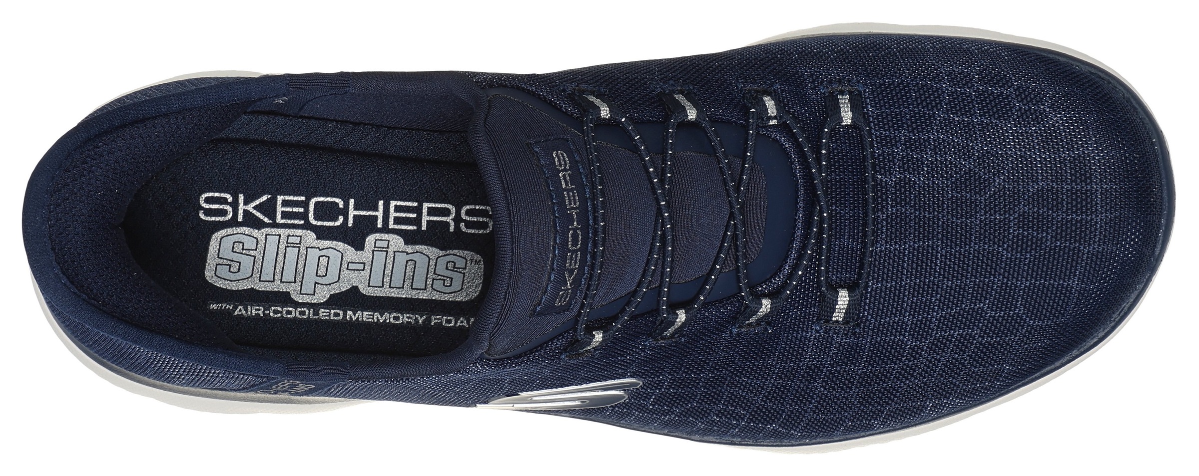 Skechers Slip-On Sneaker »SUMMITS-CLASSY NIGHT«, Slipper, Freizeitschuh mit komfortabler Heel Pillow Funktion