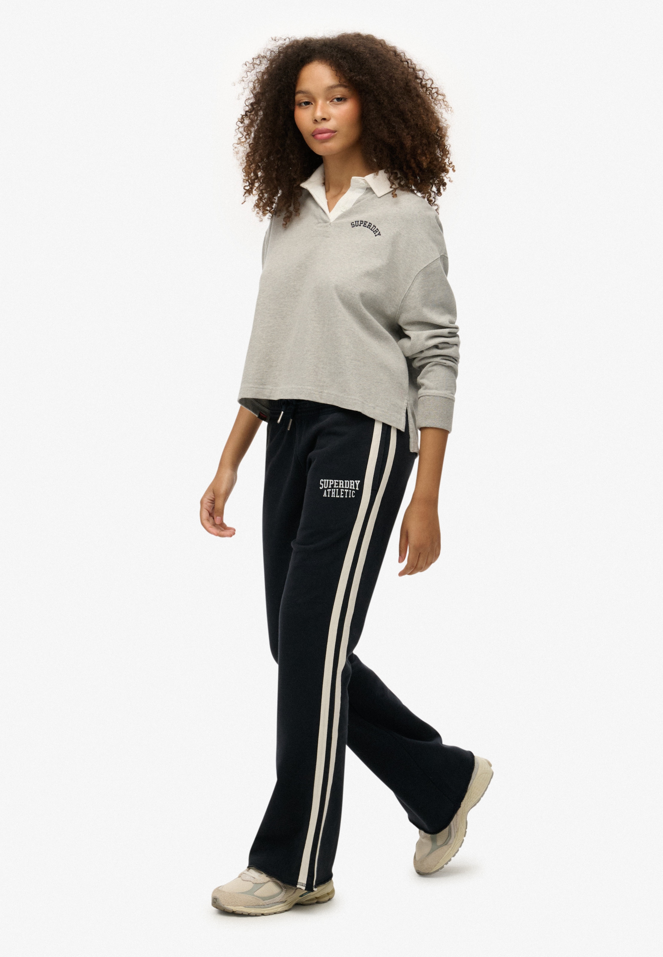 Superdry Sweathose »ATHLETIC STRIPE FLARE JOGGER«