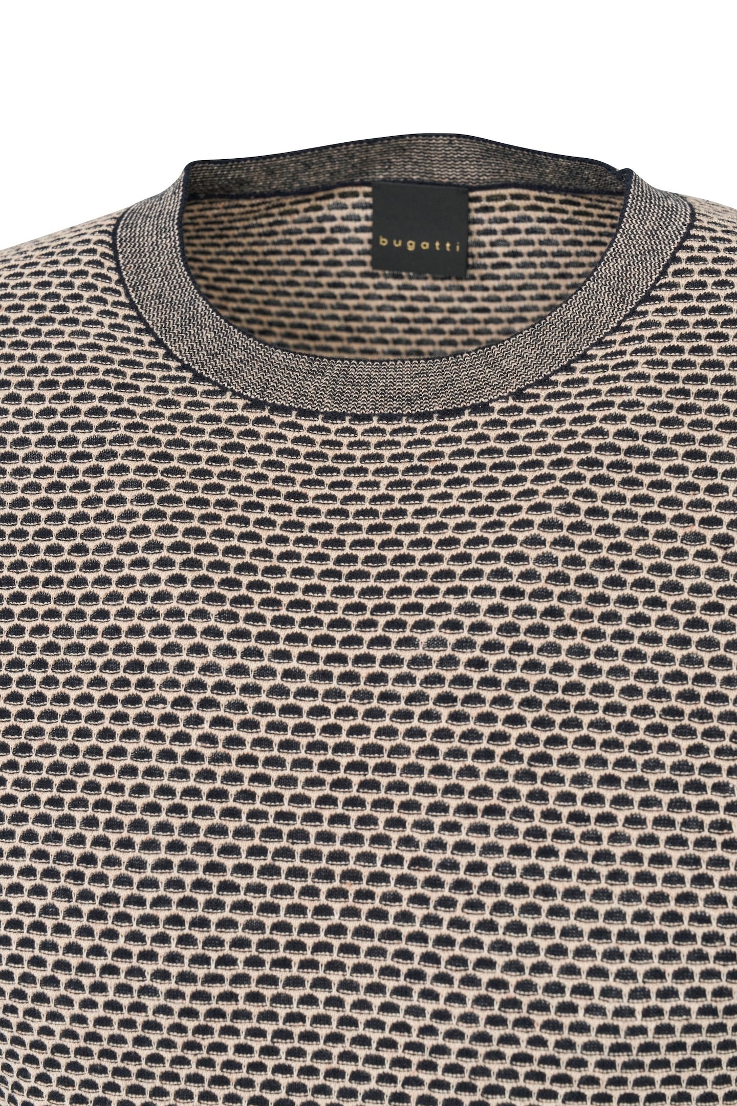bugatti T-Shirt, mit Wabenstruktur