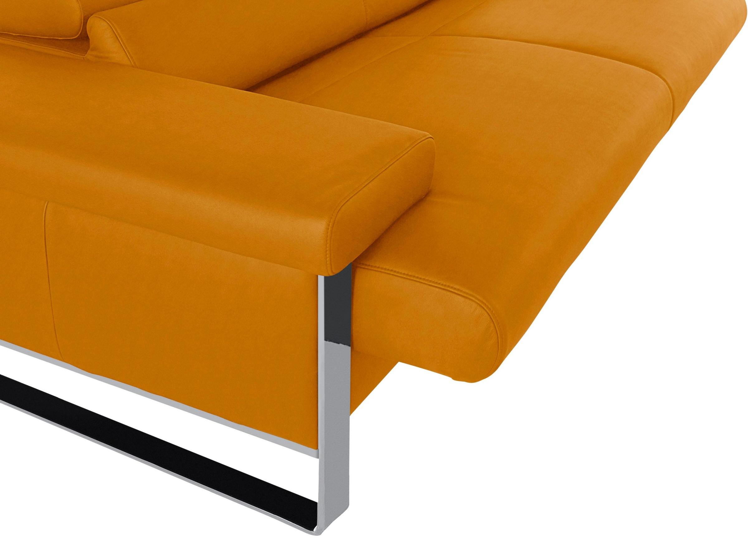 W.SCHILLIG 2-Sitzer »finn«, German Design Award 2016, Fußgestell Chrom glänzend, Breite 230 cm