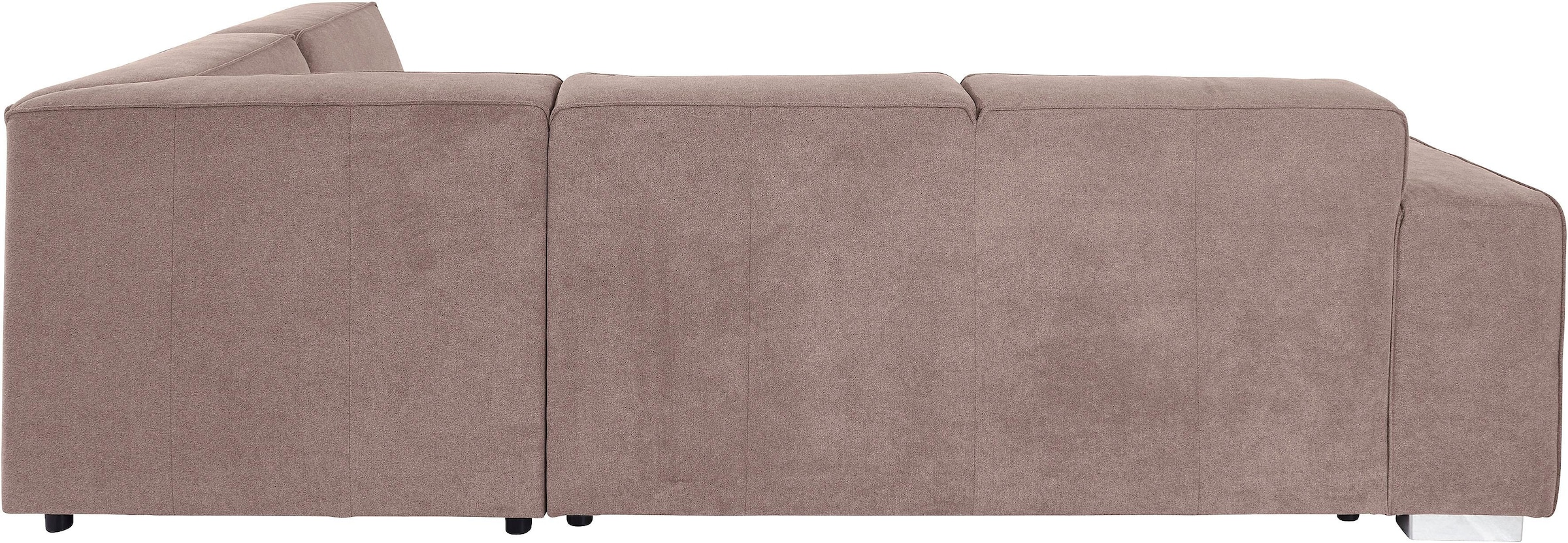 INOSIGN Ecksofa »Sapporo L-Form«, wahlweise Bettfunktion oder Sitztiefenverstellung, Federkern