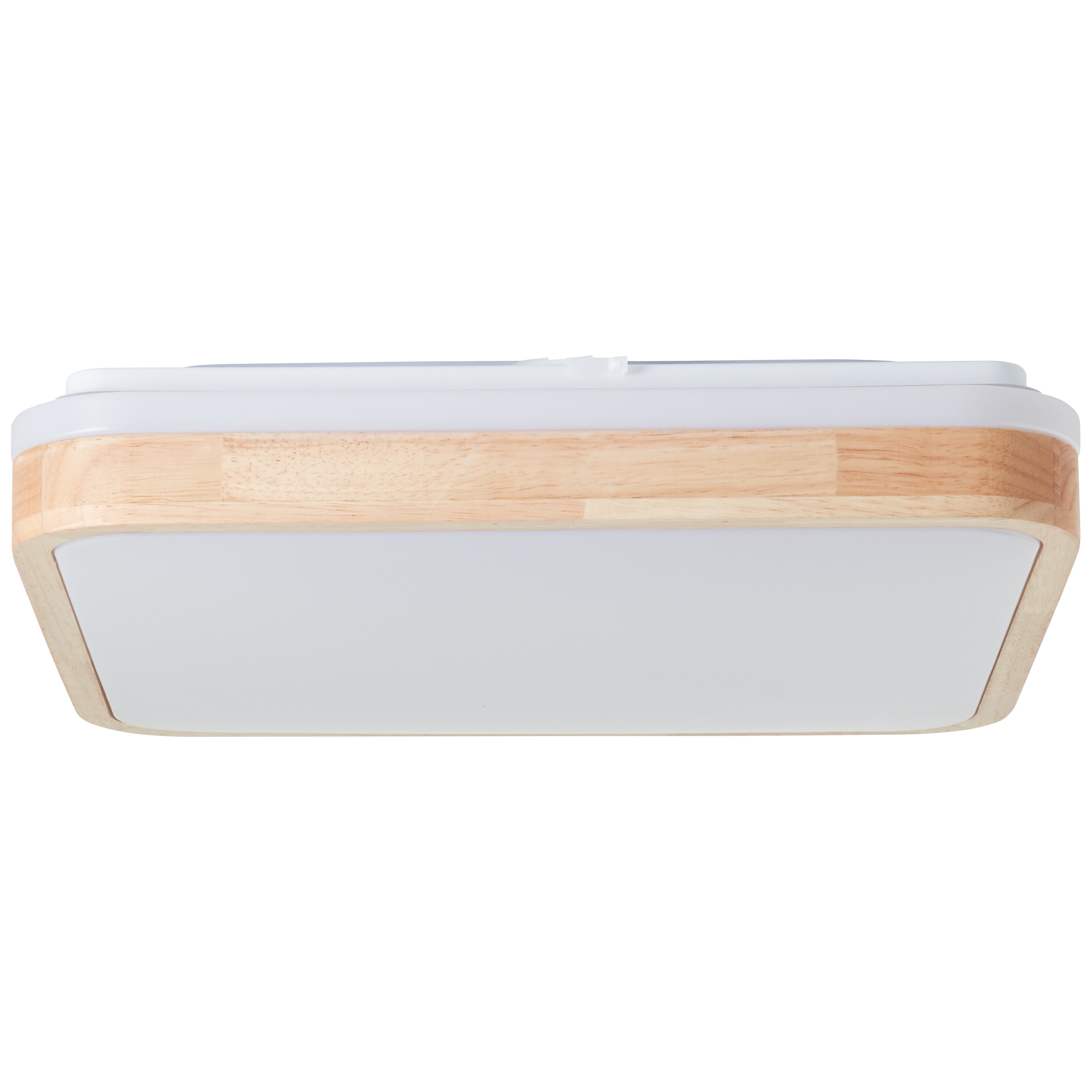 Brilliant LED Deckenleuchte »Tumeo«, 40 x 40 cm, 2400 lm, Metall/Holz, holz hell/weiß