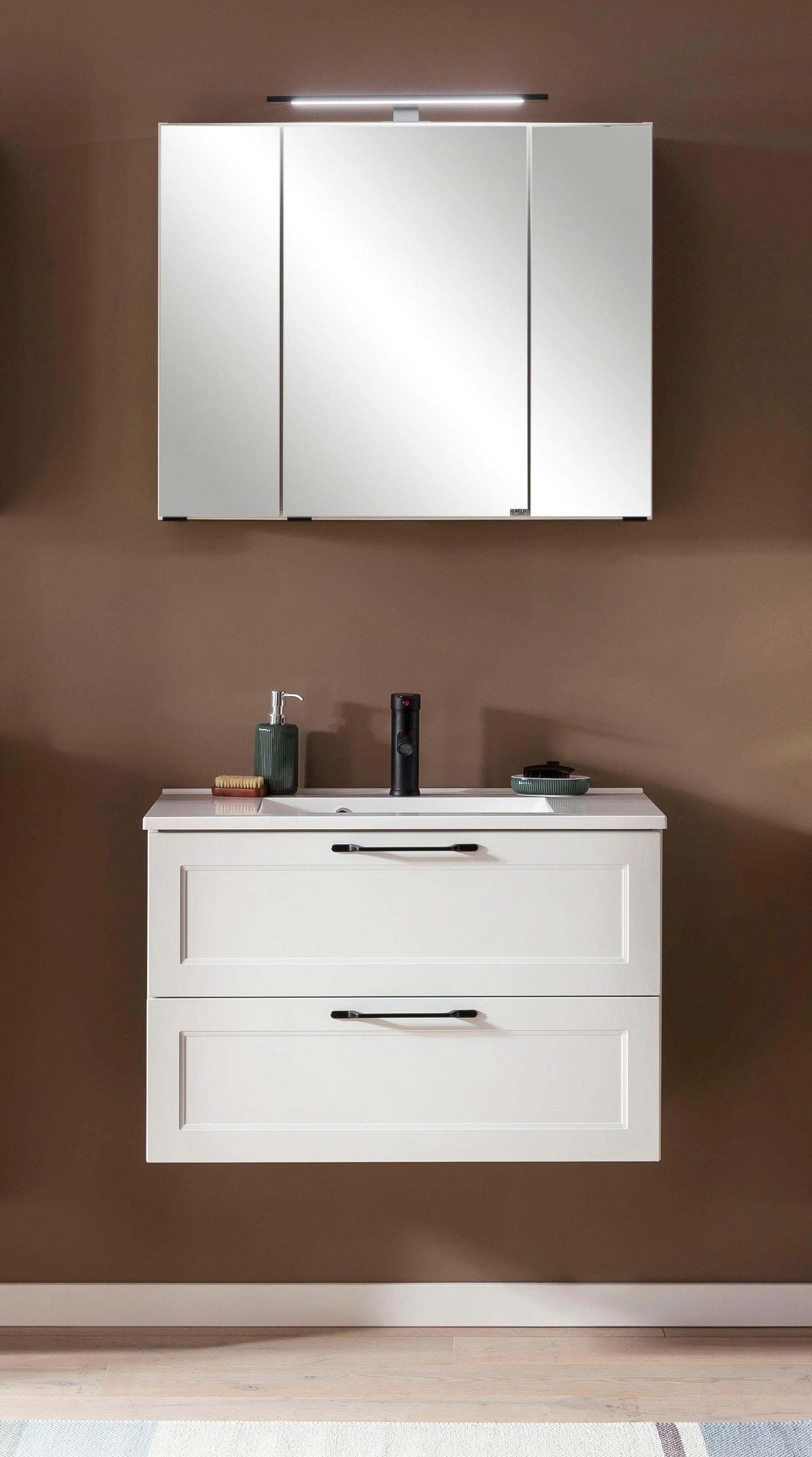 welltime Badmöbel-Set »Lana« Komplett-Set, 2 Stk. tlg. günstig online kaufen