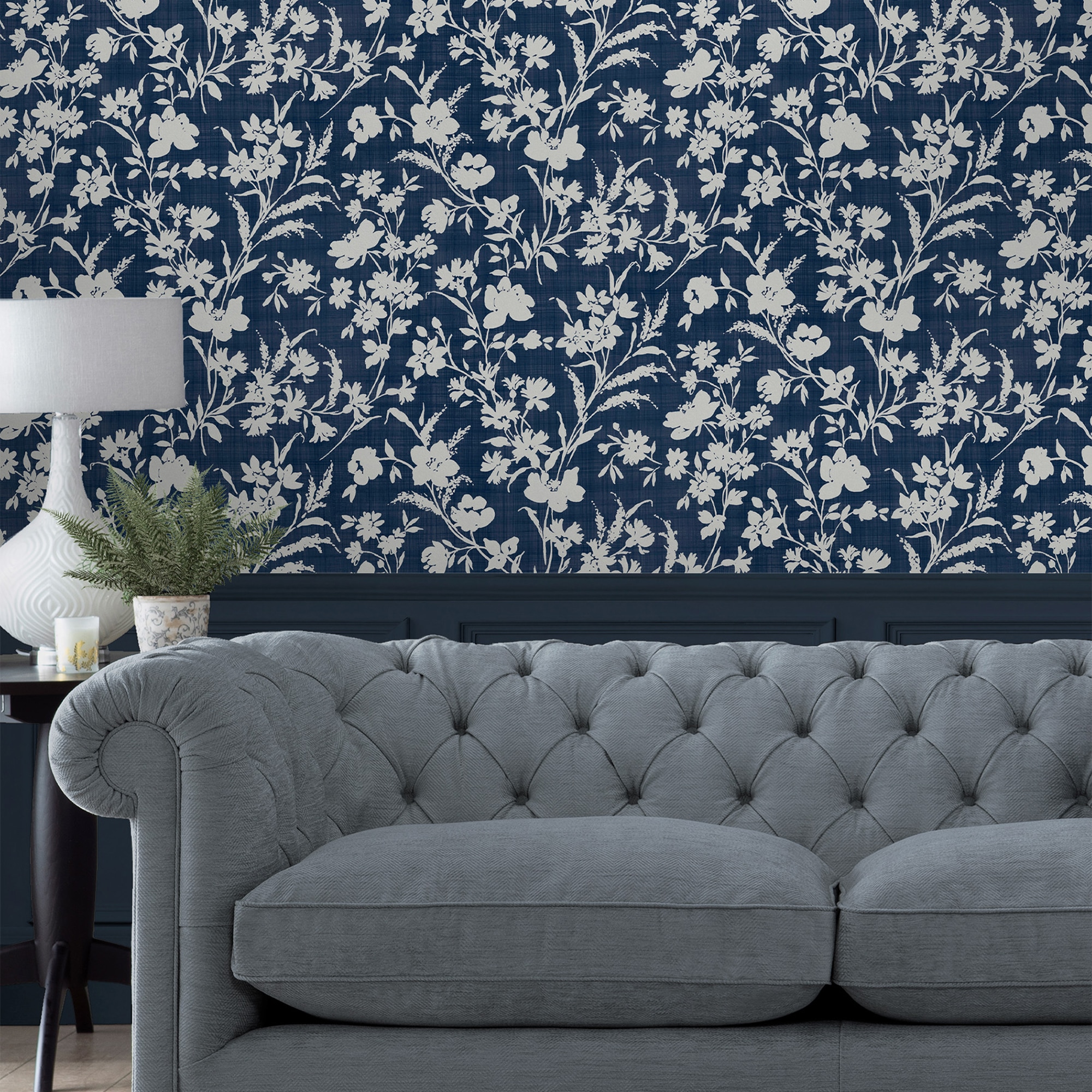 LAURA ASHLEY Vliestapete »Rye« floral texturiert 10mx52cm