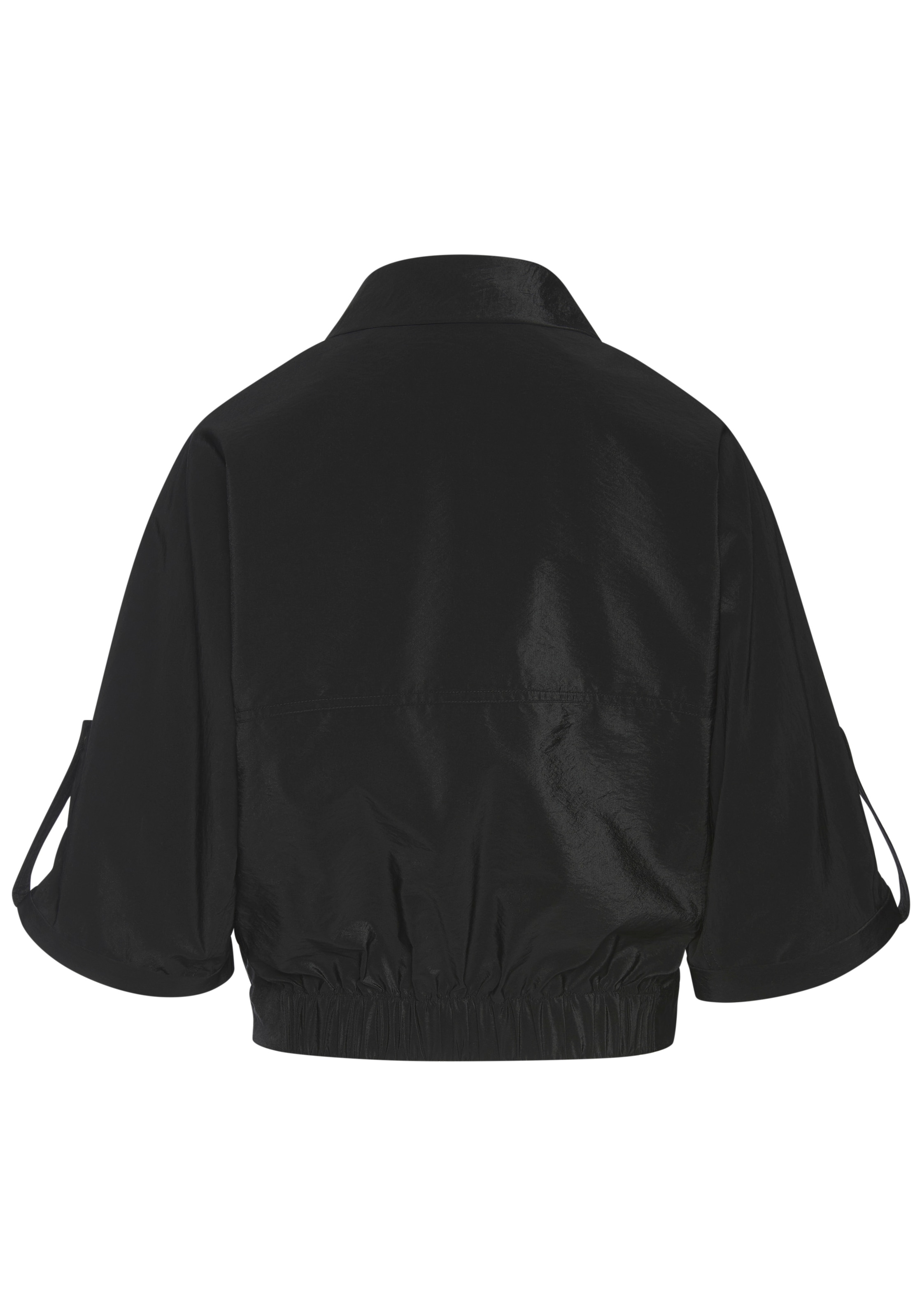 LASCANA Blouson »aus leichter Webware mit 3/4-Ärmeln« Sommerjacke, leichte Übergangsjacke, Safarijacke, kurze Blousonjacke