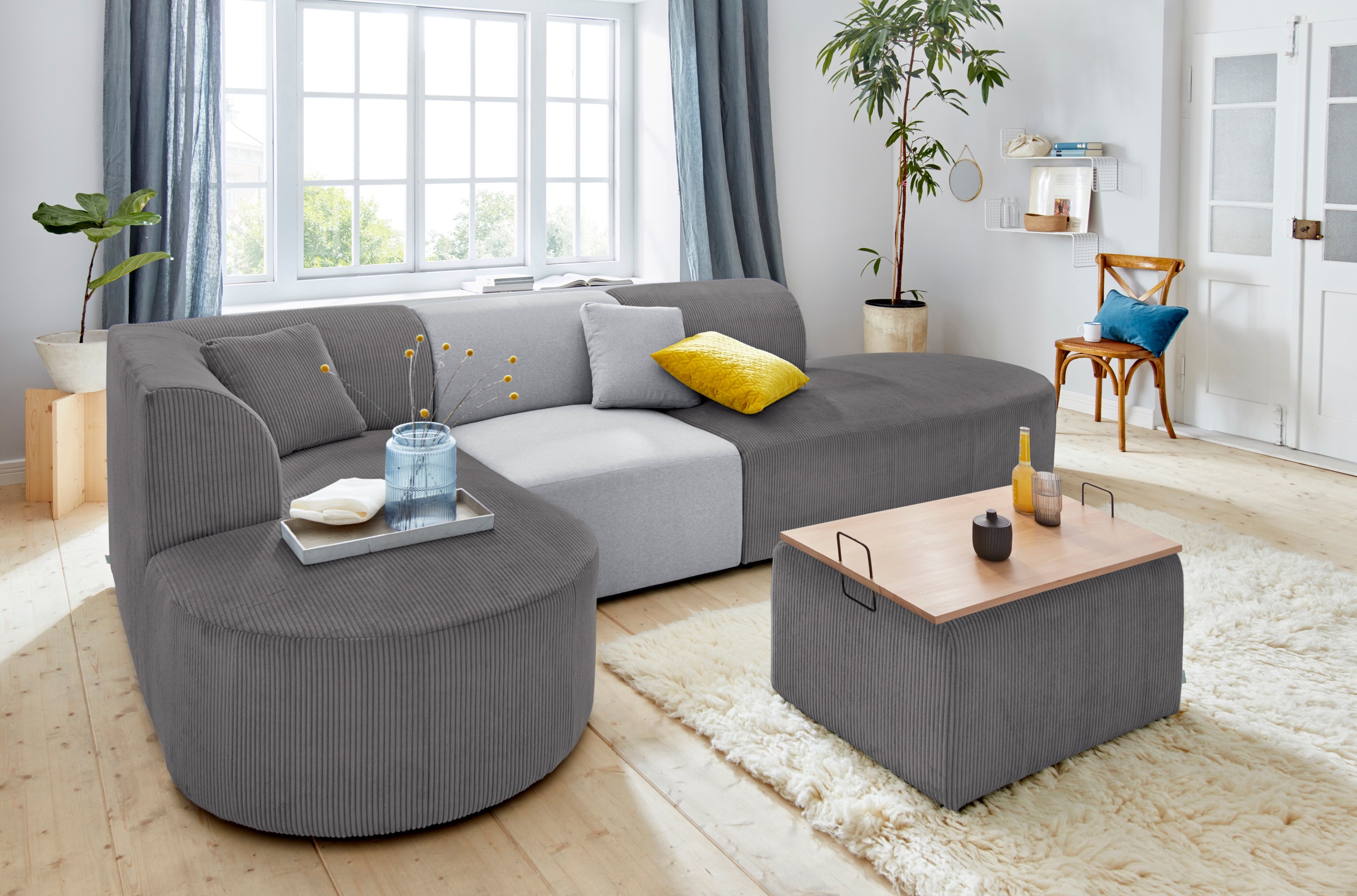 OTTO home Sofa-Eckelement »Alesund« als Einzelelement oder Modulteil günstig online kaufen