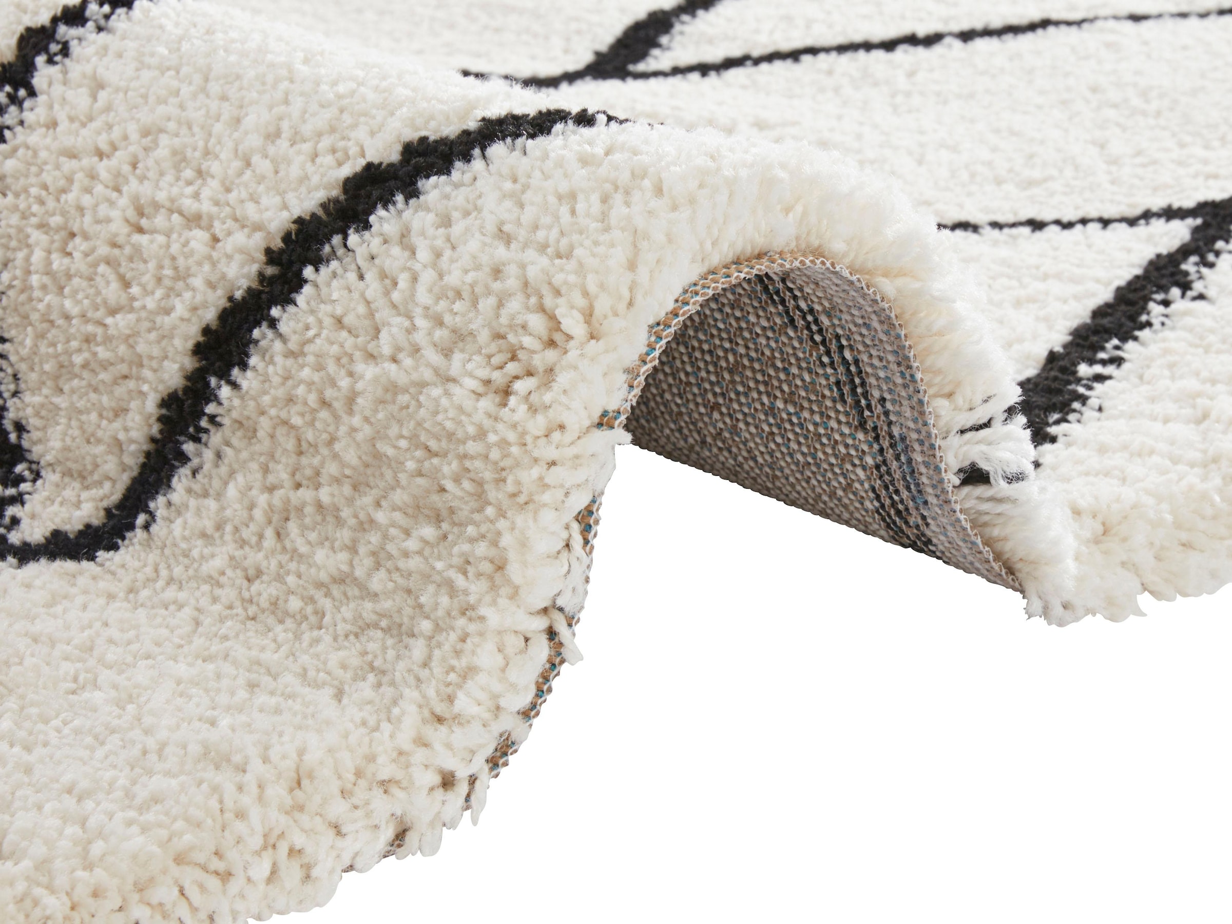 freundin Home Collection Hochflor-Teppich »Truth«, rechteckig, 35 mm Höhe, Besonders weicher Flor, Langflor mit Scandi Look, Robust Pflegeleicht