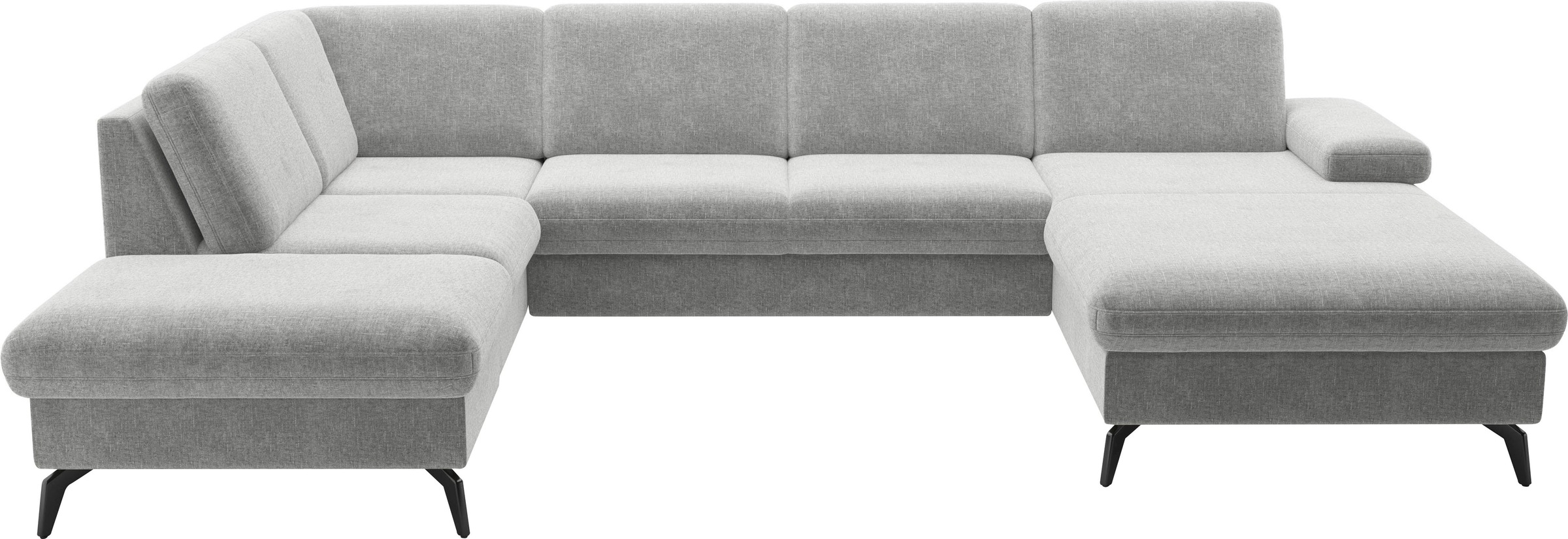 sit&more Wohnlandschaft »Morris Jubi U-Form«, inkl. Armteilfunktion und 1 Zierkissen, wahlweise mit Bettfunktion