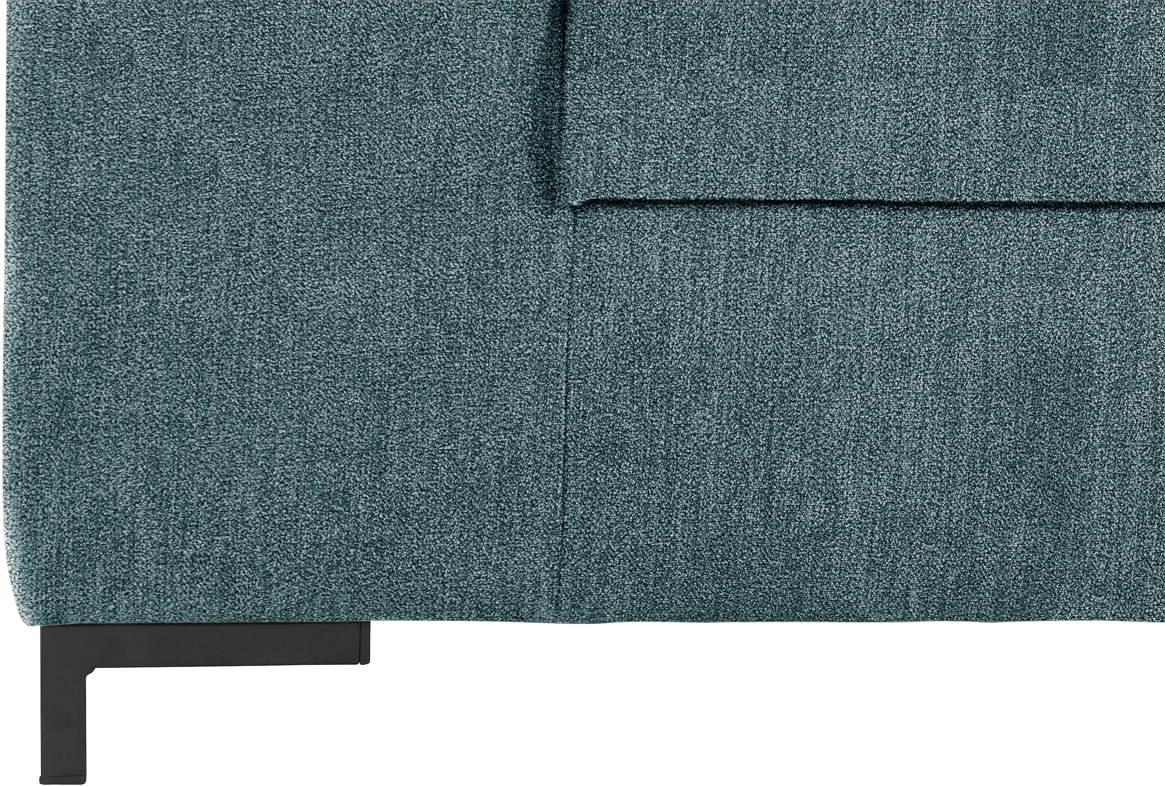 DOMO collection 2-Sitzer »Ledas kubisch und komfortabel, flache Armlehnen, eleganter Fuß,«, in vielen Farben erhältlich