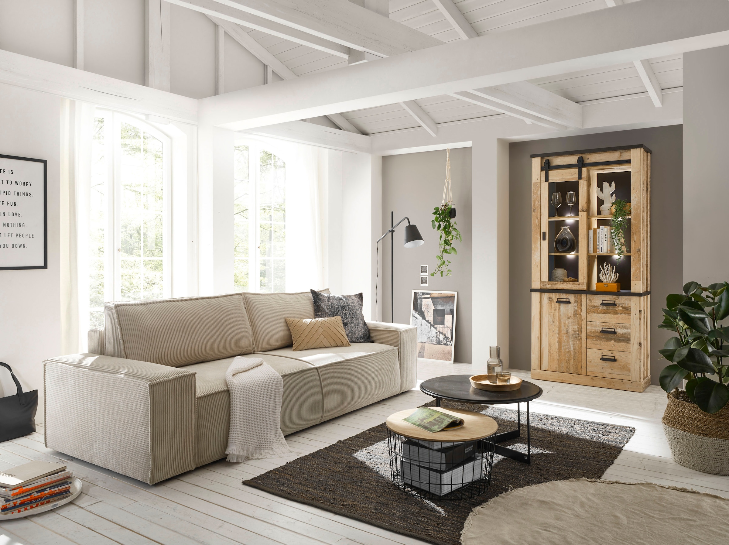 Home affaire Vitrine »SHERWOOD«, Breite ca. 93 cm