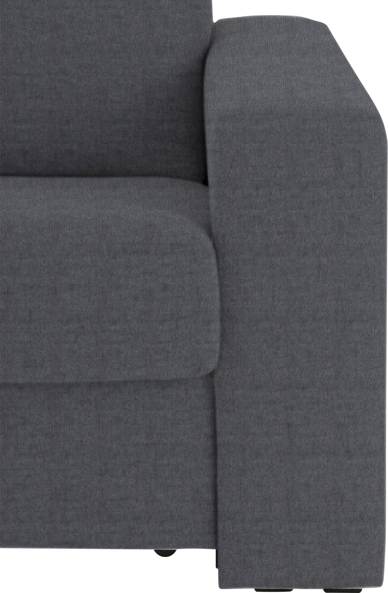Home affaire Schlafsofa »Roma Matratzenhöhe 14 cm«, Dauerschlaffunktion, mit Unterfederung, Lattenrost, Matratze