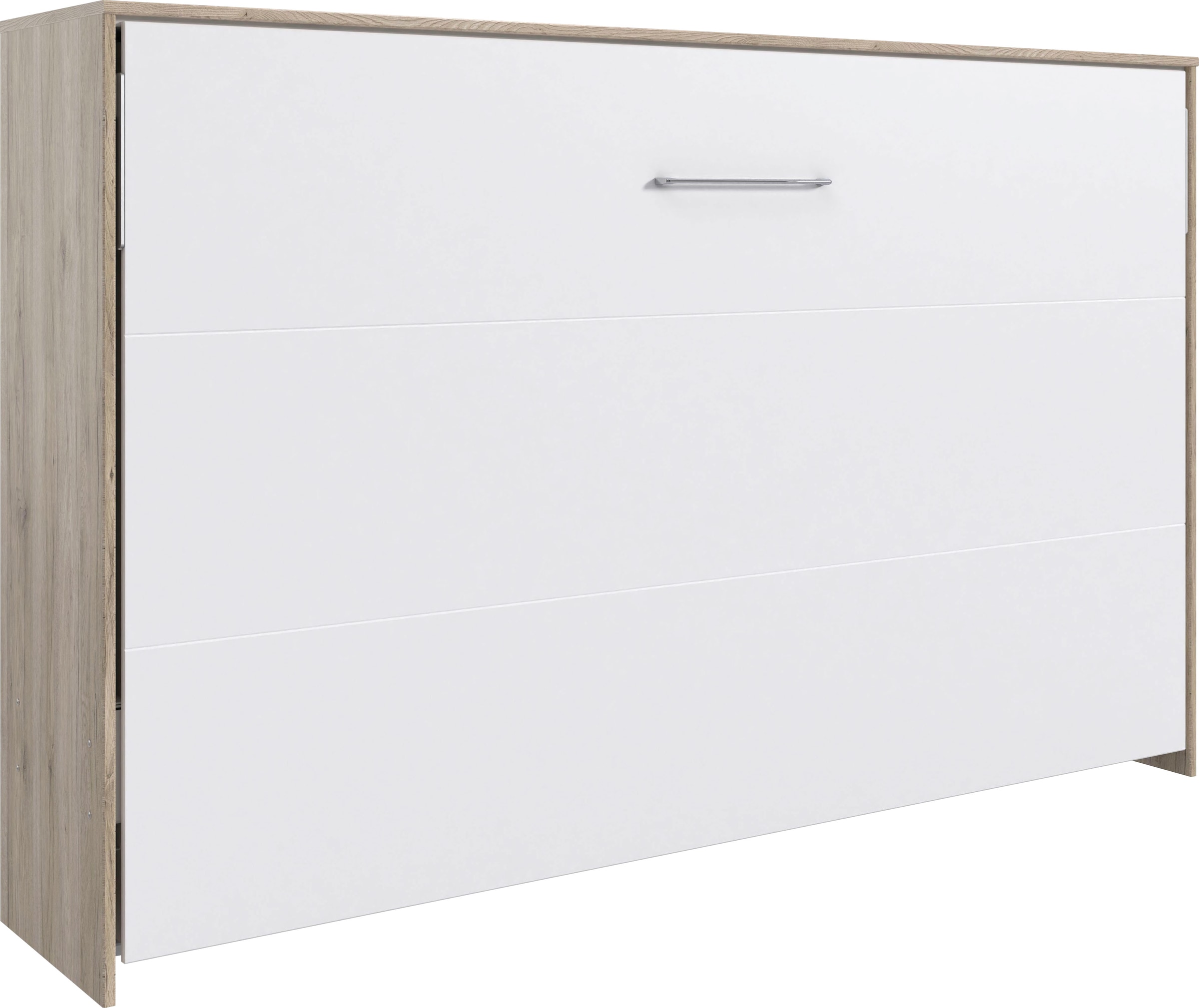 Wimex Schrankbett »Juist Schrankklappbett Gästebett«, horizontal klappbar, 3 Liegeflächen, mit Lattenrost, Made in Germany